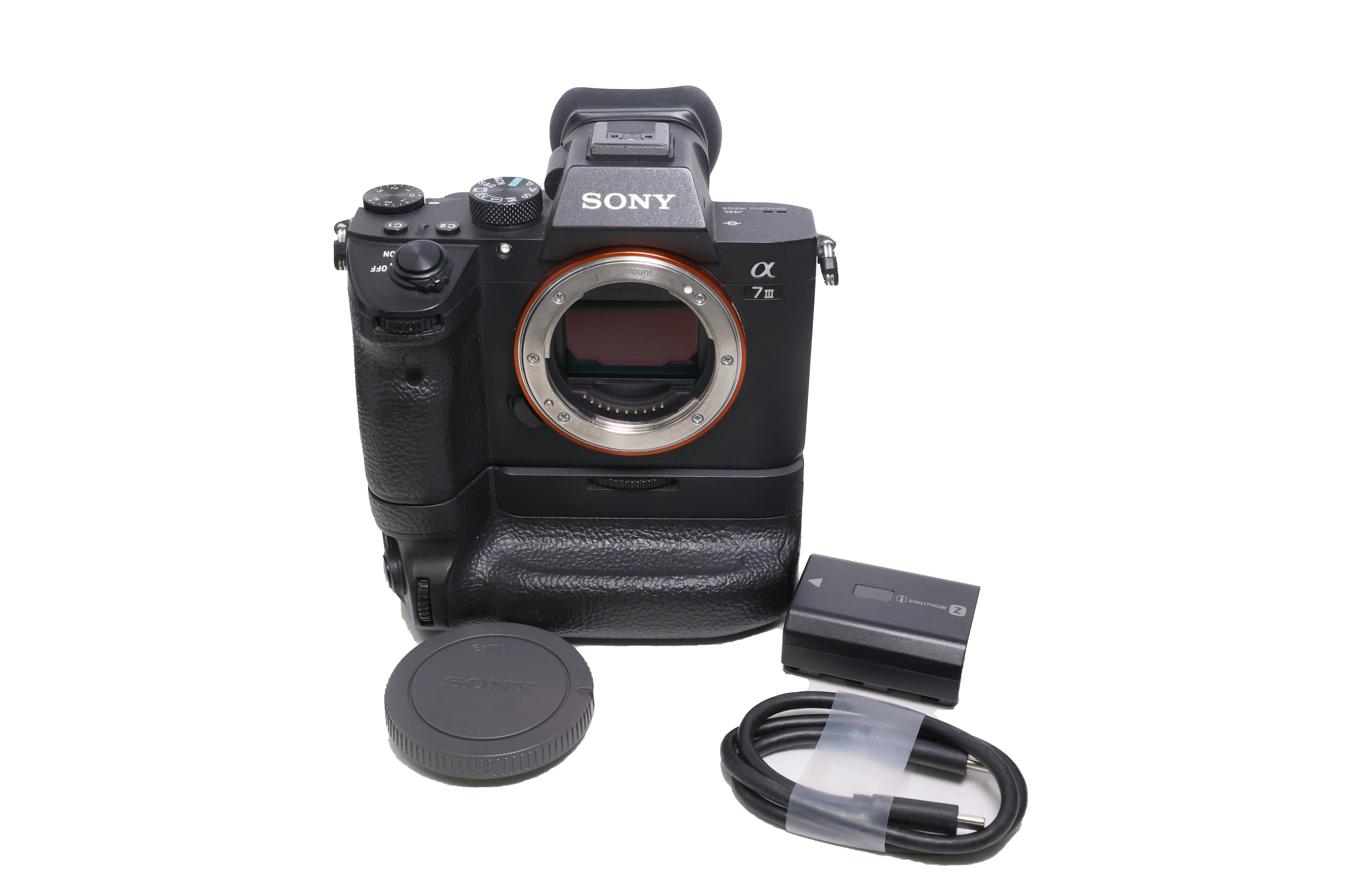 USED Sony A7 III Mirrorless Camera Body w/ VG-C3EM BatteryGrip