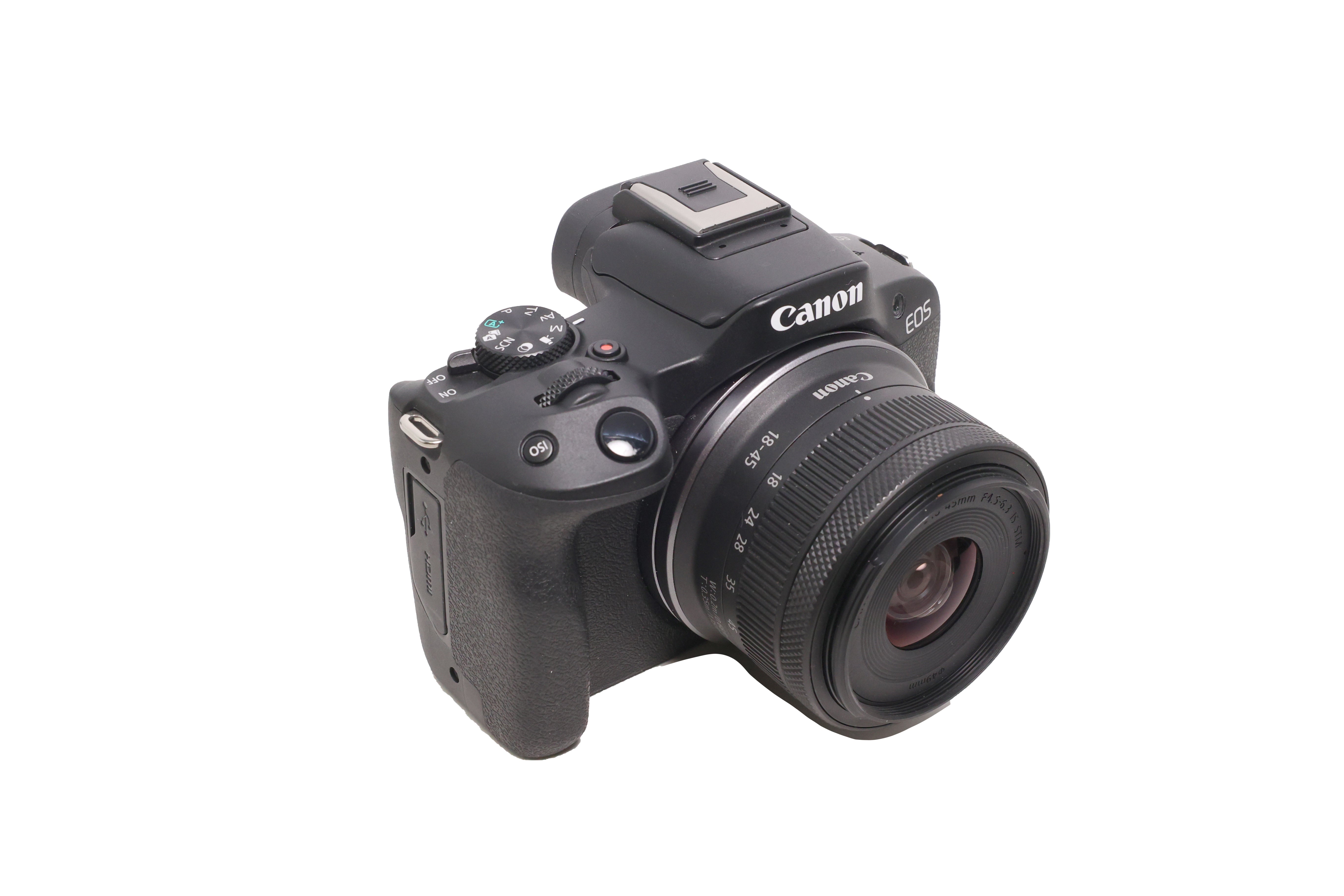 Used Canon EOS R50 Mirrorless Camera with RF-S 18-45mm F4.5-6.3 IS STM Lens (Black)