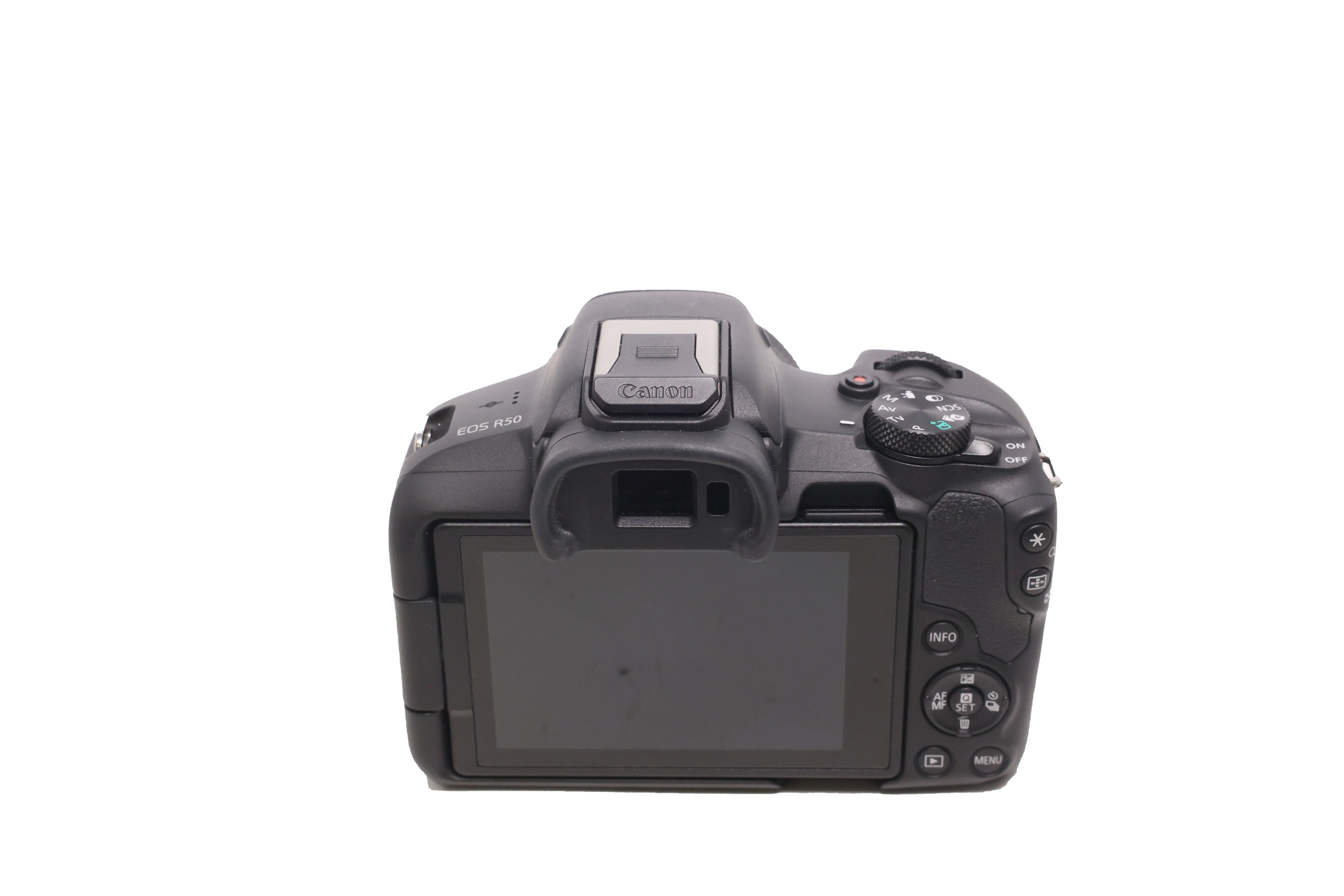 Used Canon EOS R50 Mirrorless Camera with RF-S 18-45mm F4.5-6.3 IS STM Lens (Black)