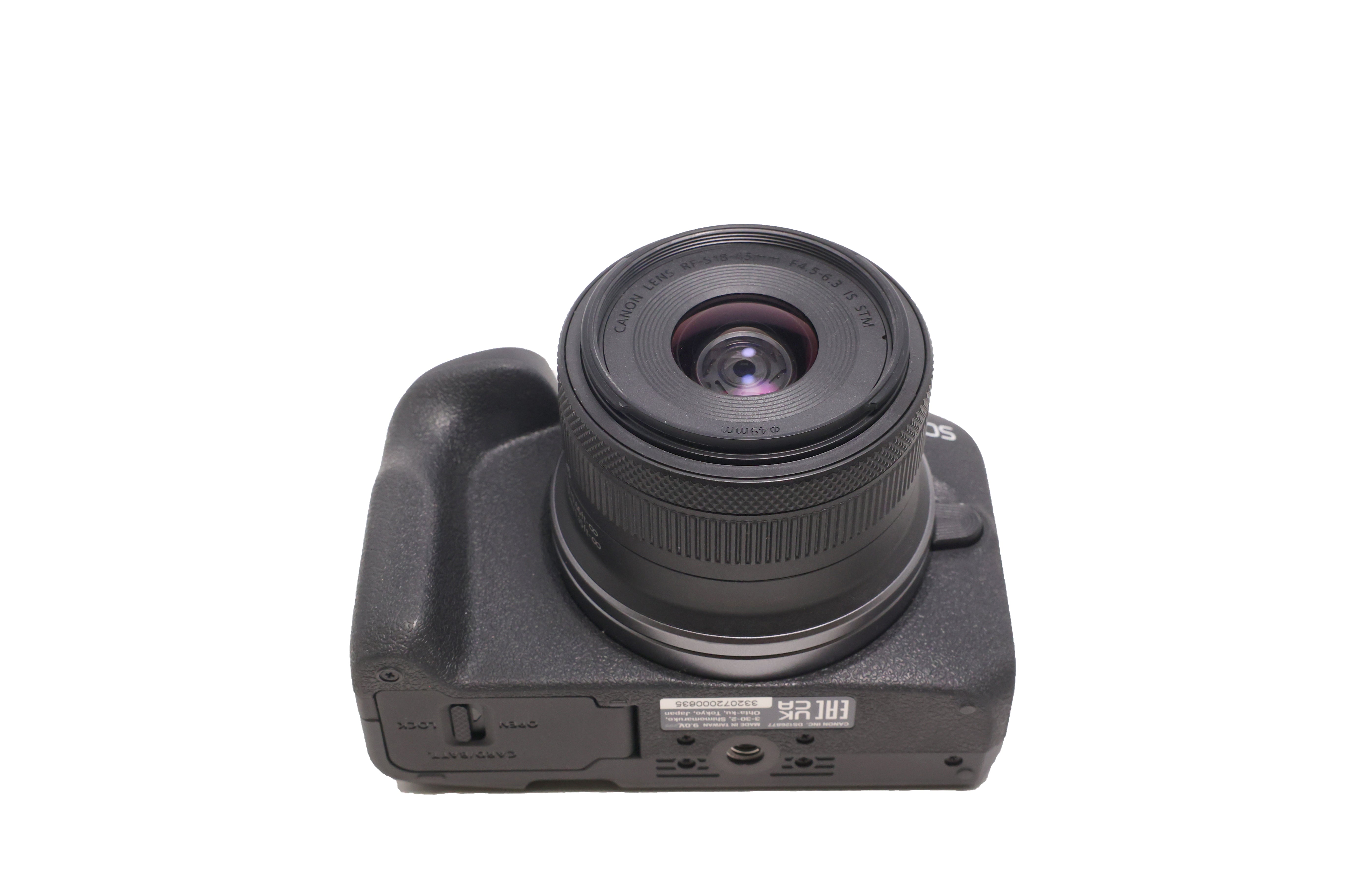 Used Canon EOS R50 Mirrorless Camera with RF-S 18-45mm F4.5-6.3 IS STM Lens (Black)