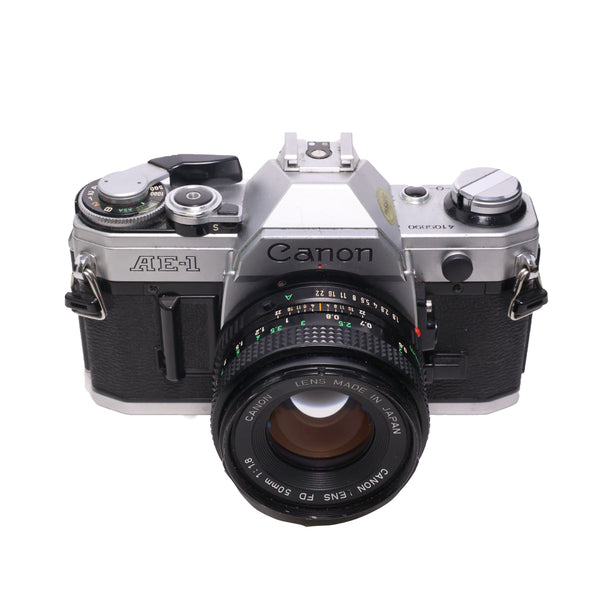 Used Canon AE-1 w/ 50mm f1.8 FD