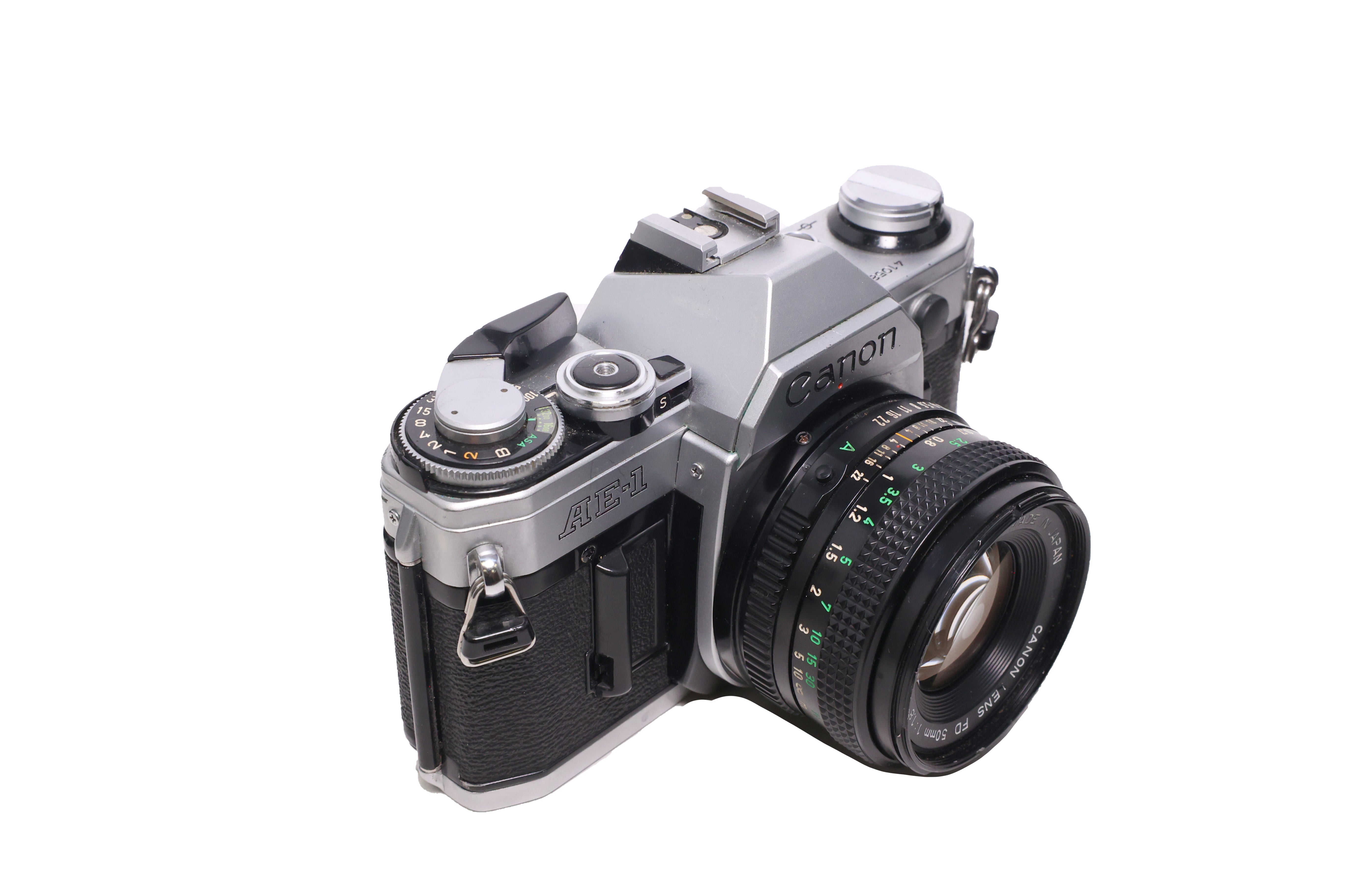 Used Canon AE-1 w/ 50mm f1.8 FD