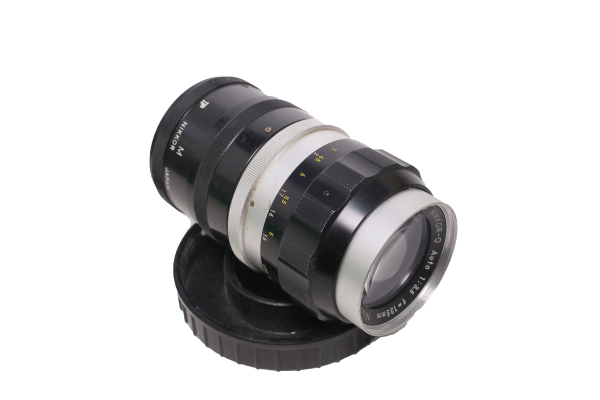 USED Nikon 55mm f3.5 Micro-Nikkor non-AI w/ Macro Adapter