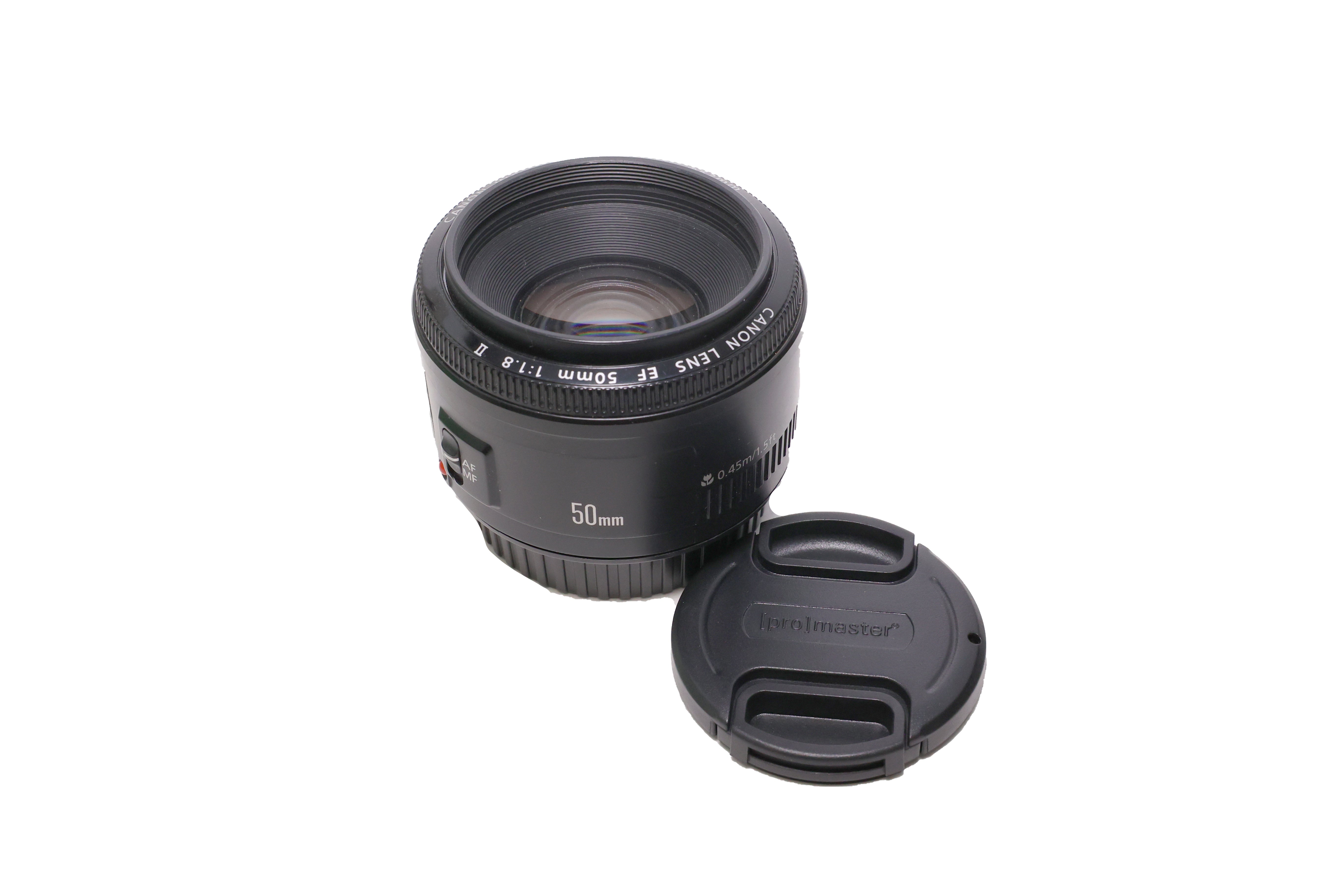 USED Canon 50mm F1.8 II  EF Lens