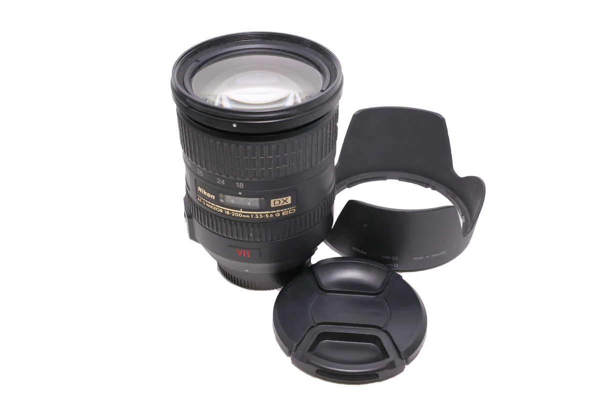 USED Nikon 18-200mm F3.5-5.6 VR G DX AF-S