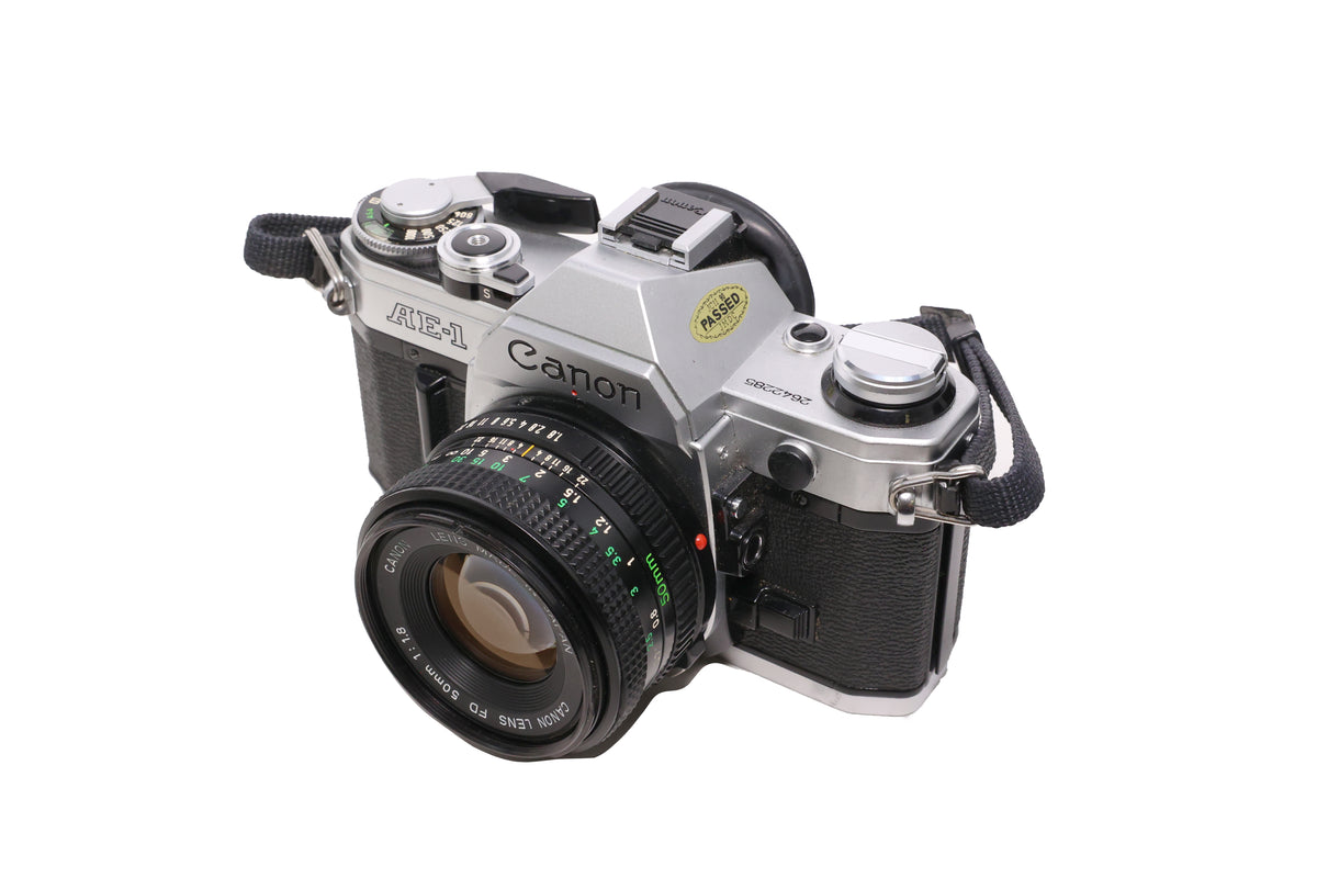 USED Canon AE-1 w/ 50mm f1.8