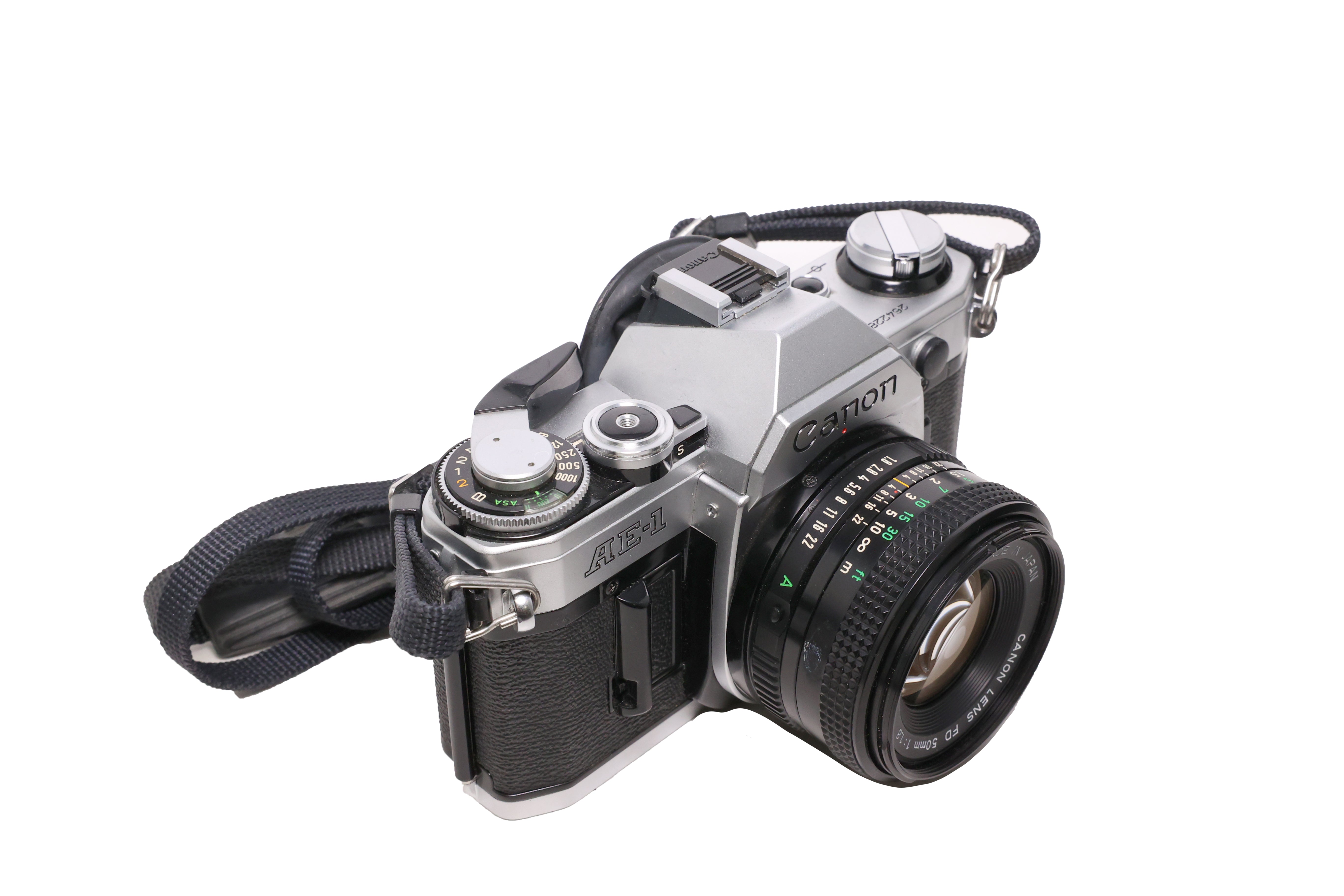 USED Canon AE-1 w/ 50mm f1.8
