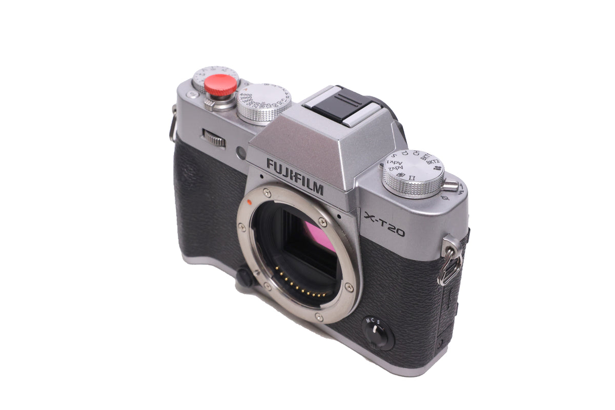 USED Fujifilm X-T20 Mirrorless Camera (Silver, Body Only)