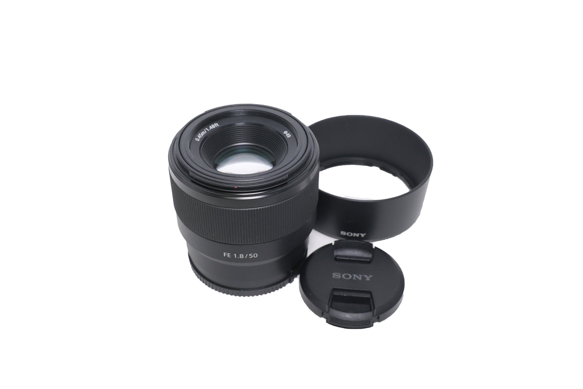 Used Sony 50mm f1.8 FE Lens