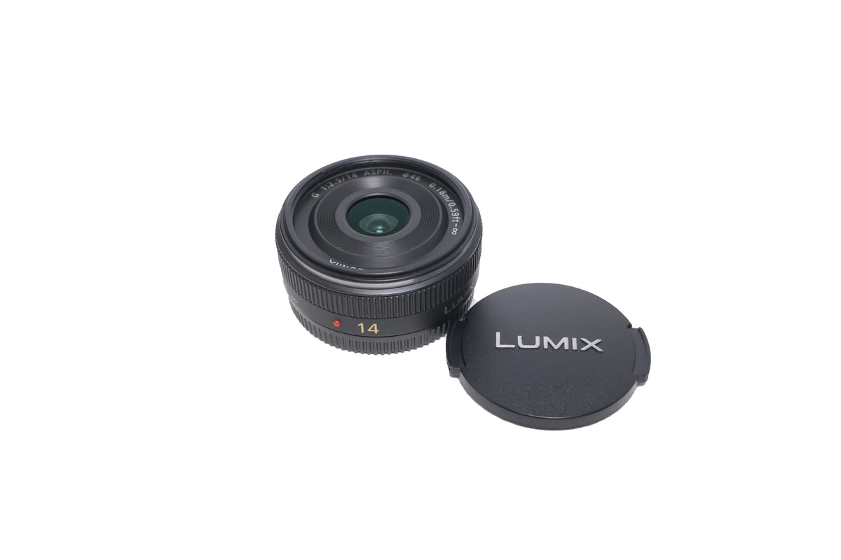 USED Panasonic 14mm F2.5 ASPH Pancake Lens