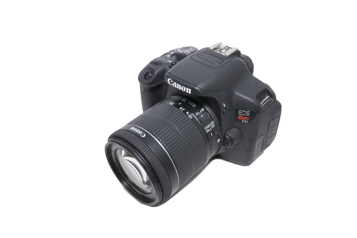 USED Canon EOS Digital Rebel T5i DSLR Camera w/ 18-55mm STM Lens