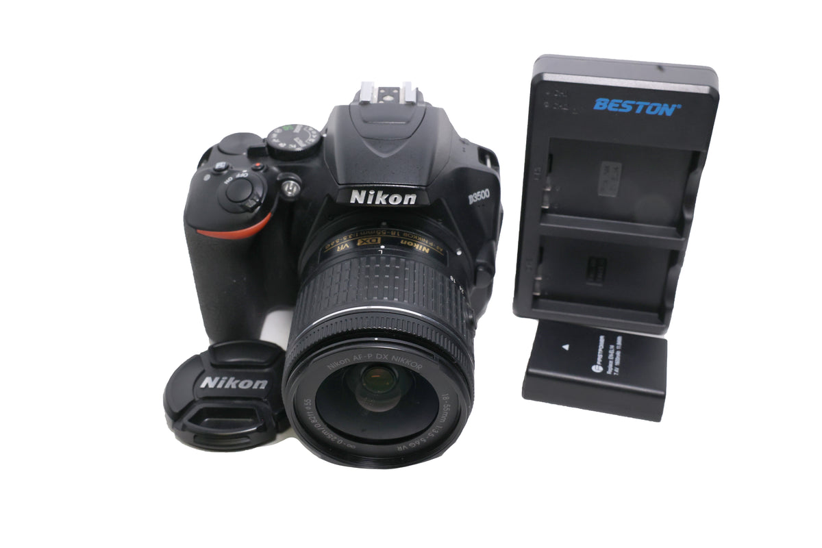 USED Nikon D3500 DSLR w/ AF-P 18-55mm VR Lens (Black)