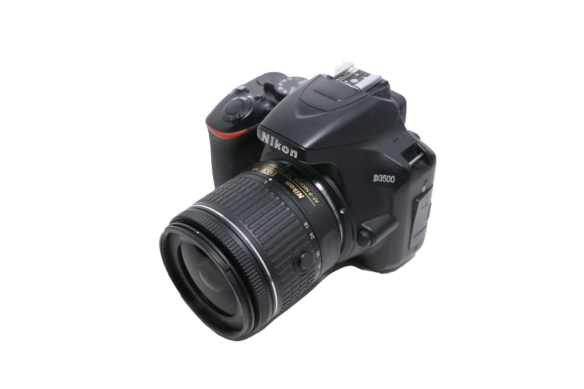 USED Nikon D3500 DSLR w/ AF-P 18-55mm VR Lens (Black)