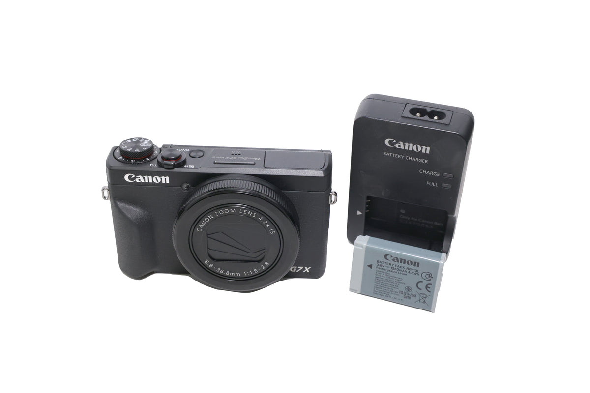 Used Canon PowerShot G7X Mark III  Digital Camera (Black)
