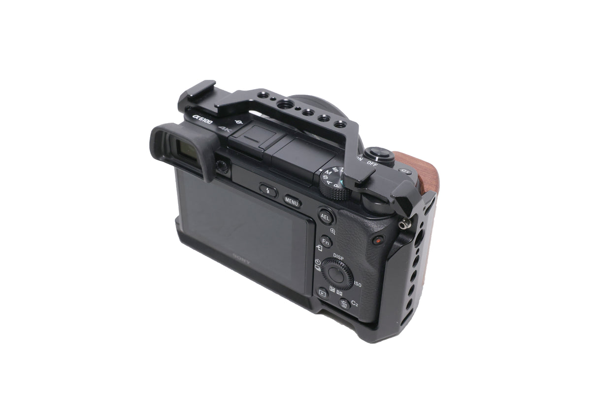 USED Sony Alpha a6100 Mirrorless Digital Camera with 16-50mm & SmallRig Cage