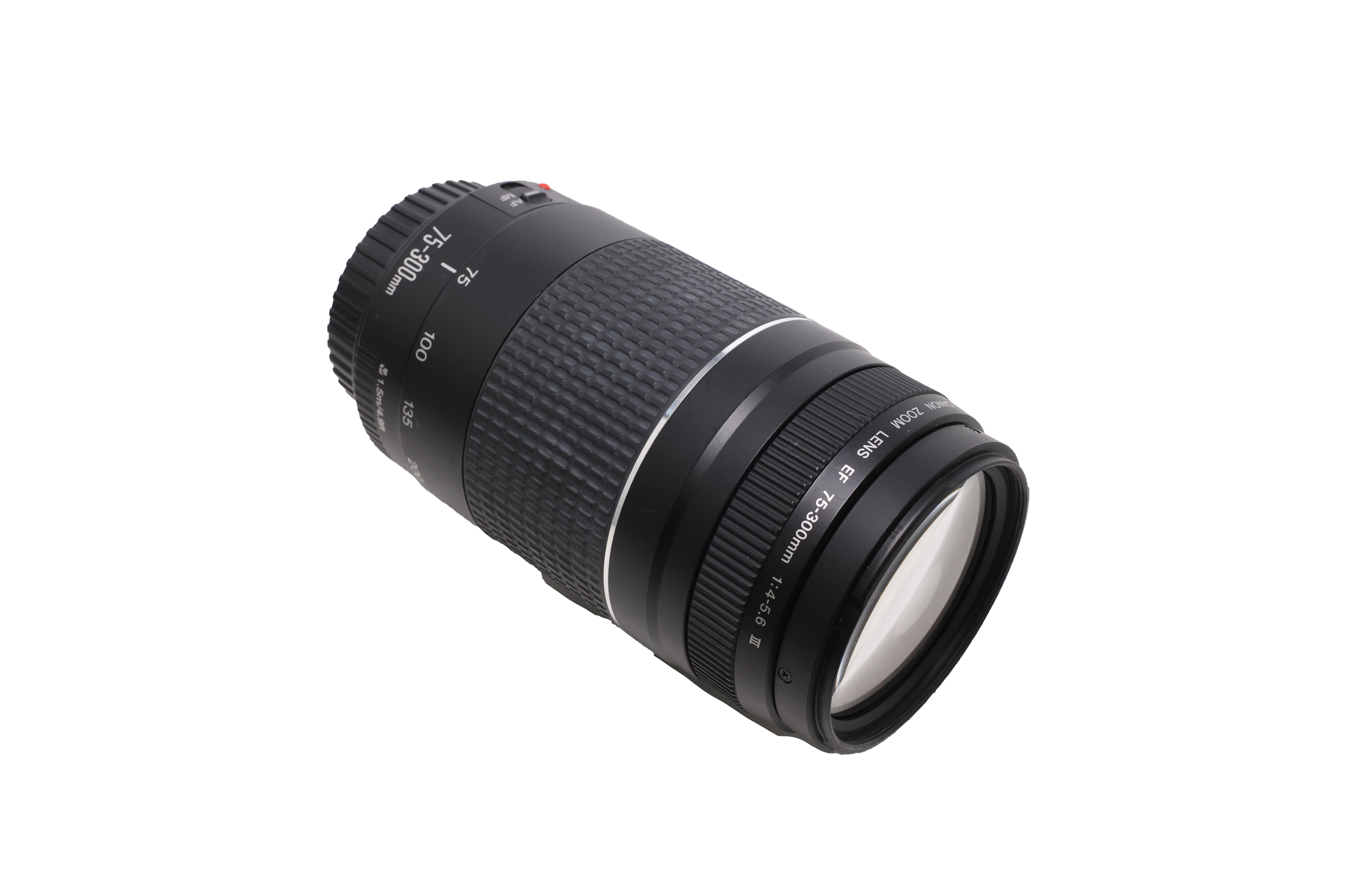 USED Canon 75-300mm F4-5.6 III EF Lens (Non-USM)