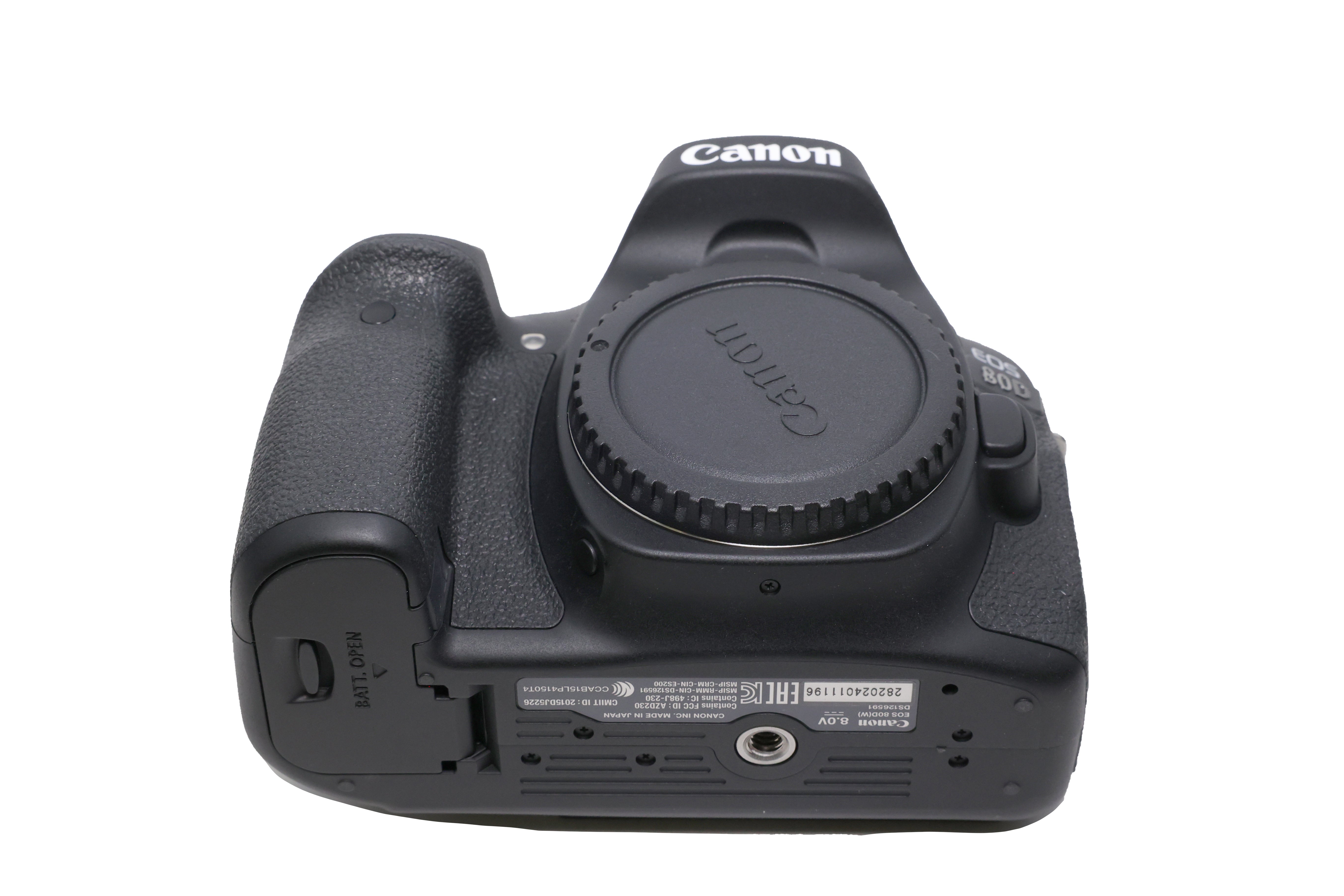 USED Canon EOS 80D DSLR Camera Body (Black)