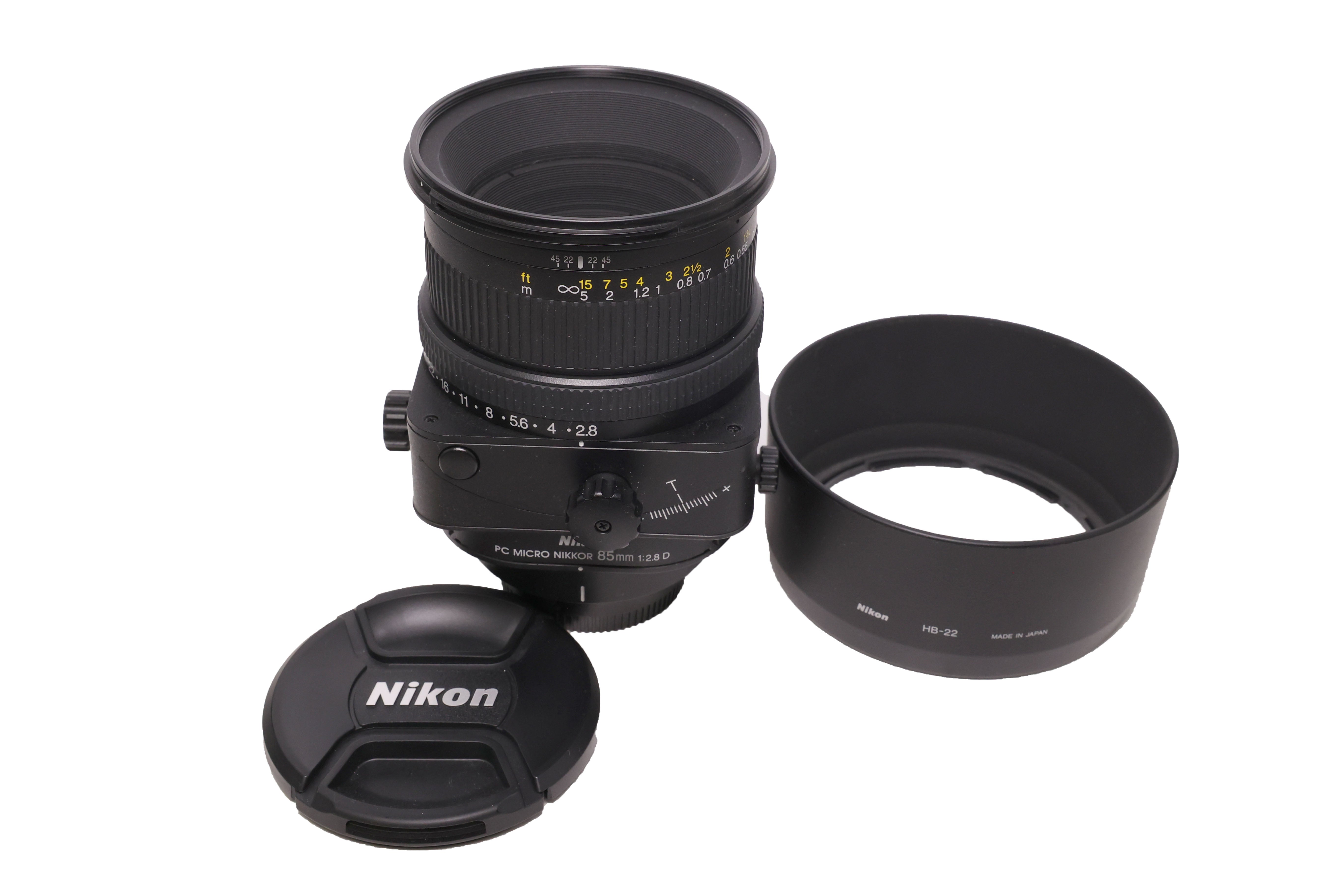 Used Nikon 85mm F2.8D PC-E Micro ED Lens