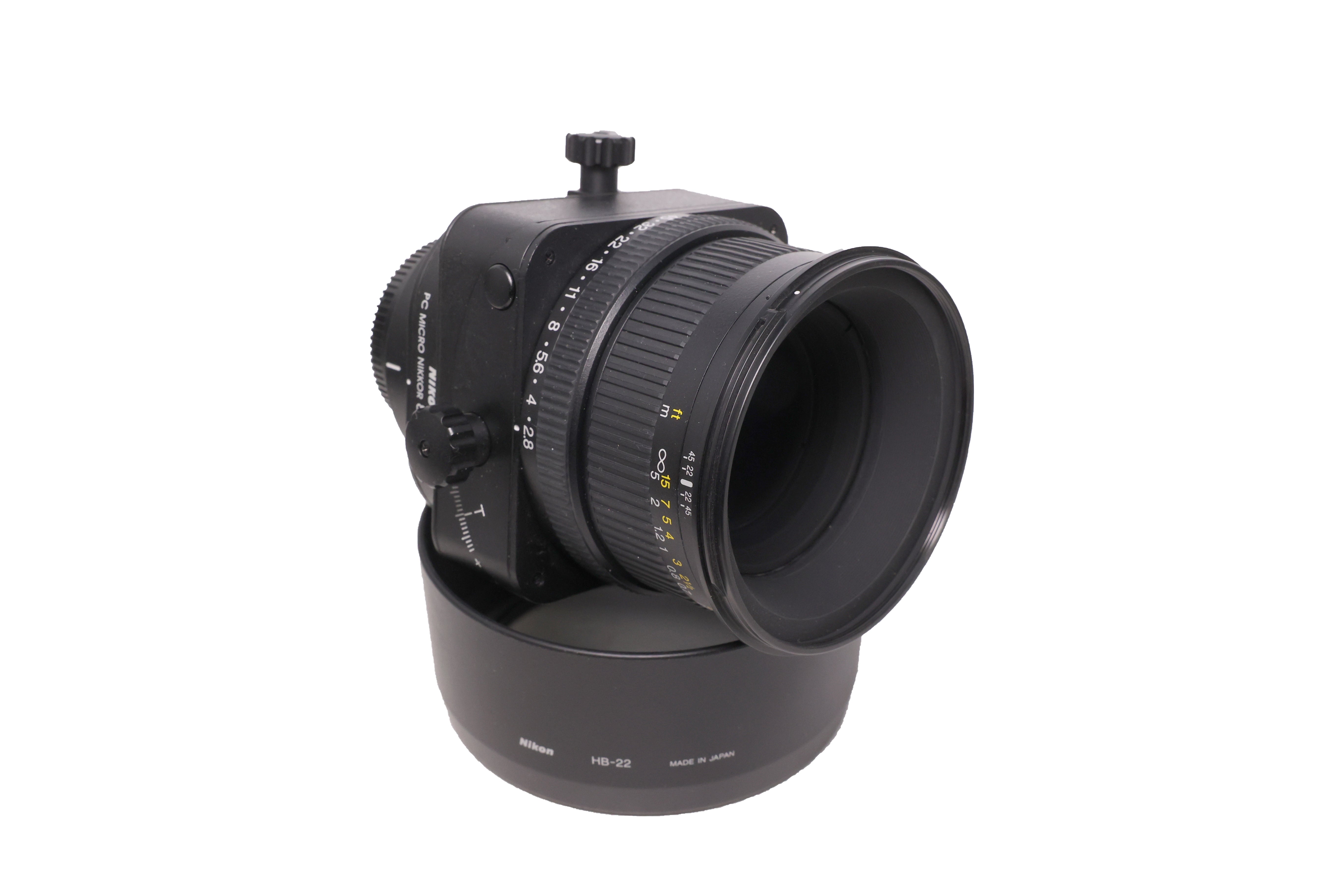 Used Nikon 85mm F2.8D PC-E Micro ED Lens