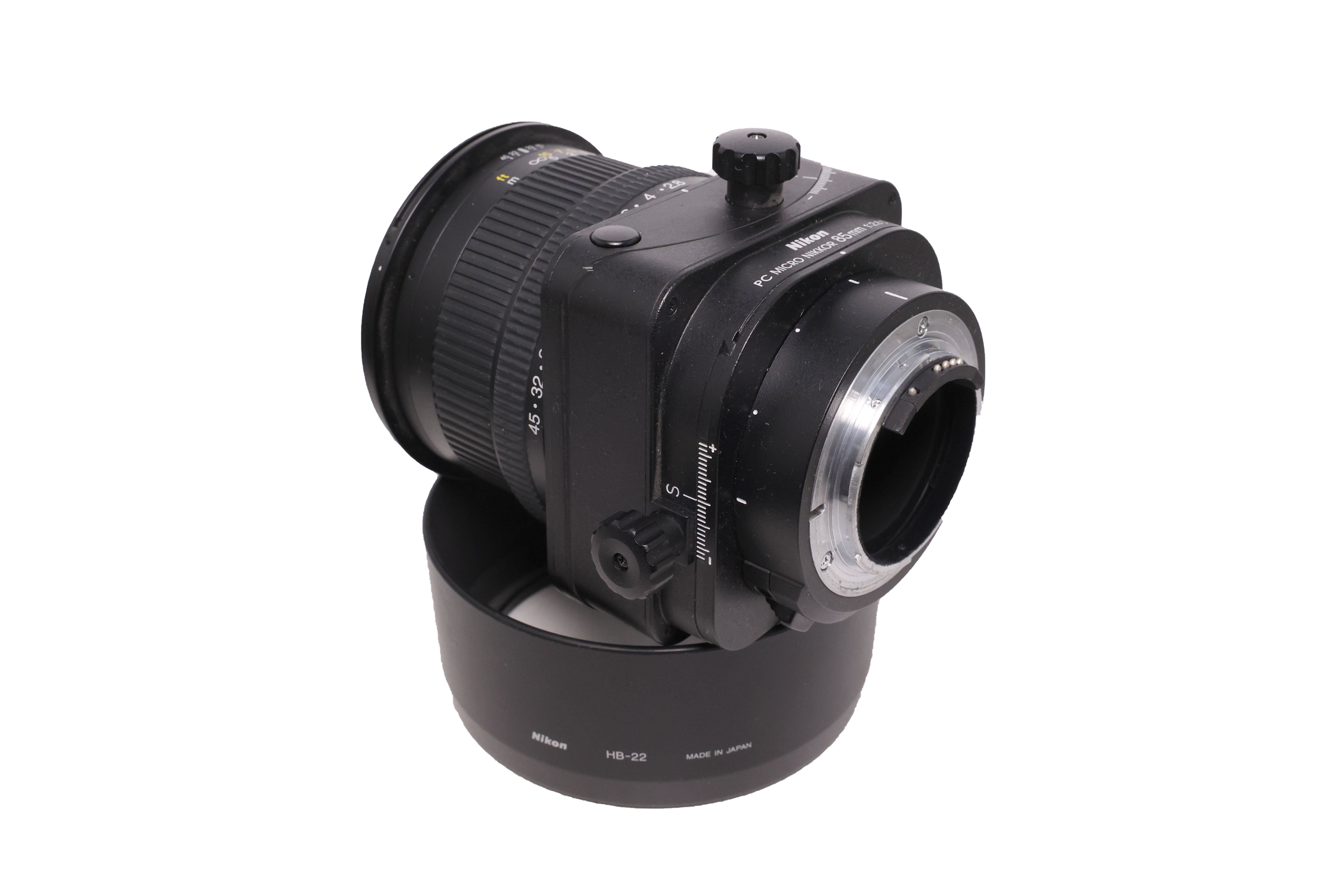 Used Nikon 85mm F2.8D PC-E Micro ED Lens