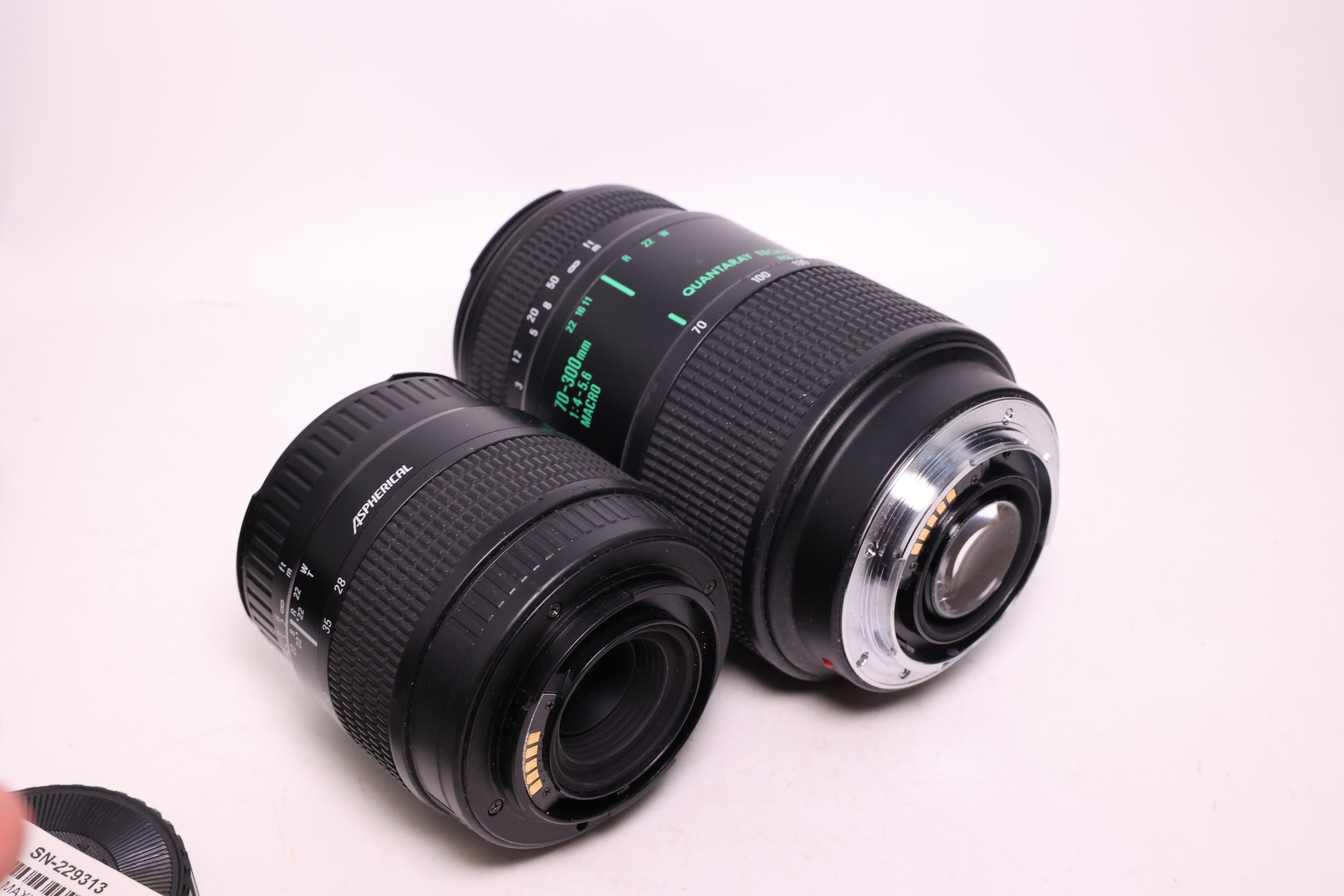 USED Minolta MAXXUM 400si w/ 28-80mm / 50mm / 70-300mm