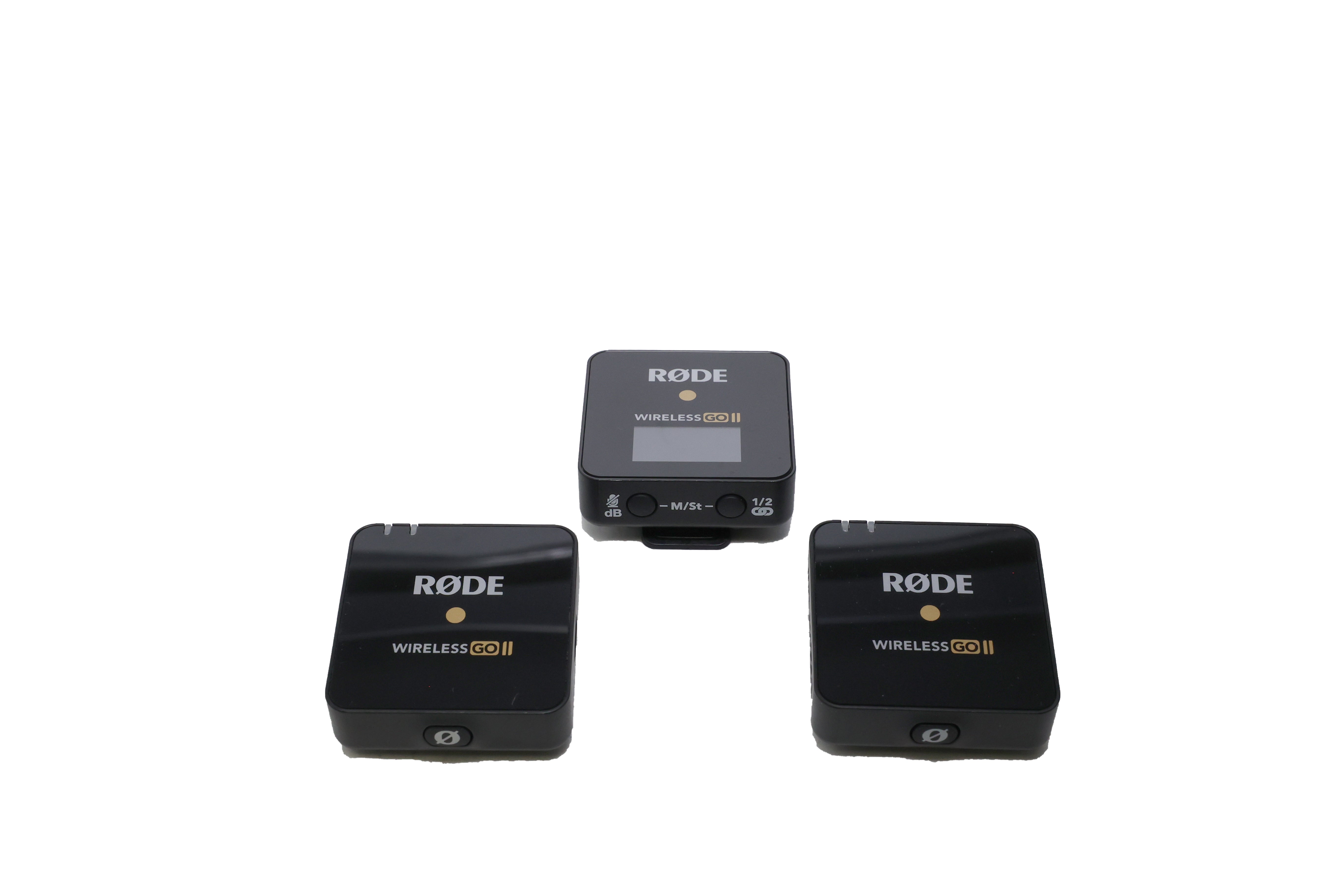 Used Rode Wireless GO II 2-Person Compact Digital Wireless Microphone System/Recorder (2.4 GHz, Black)