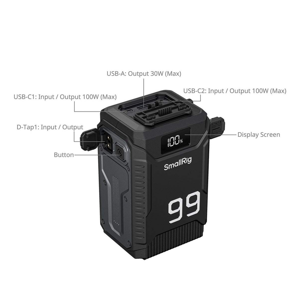 SmallRig T99 V-Mount Battery 5864, product gallery view 3