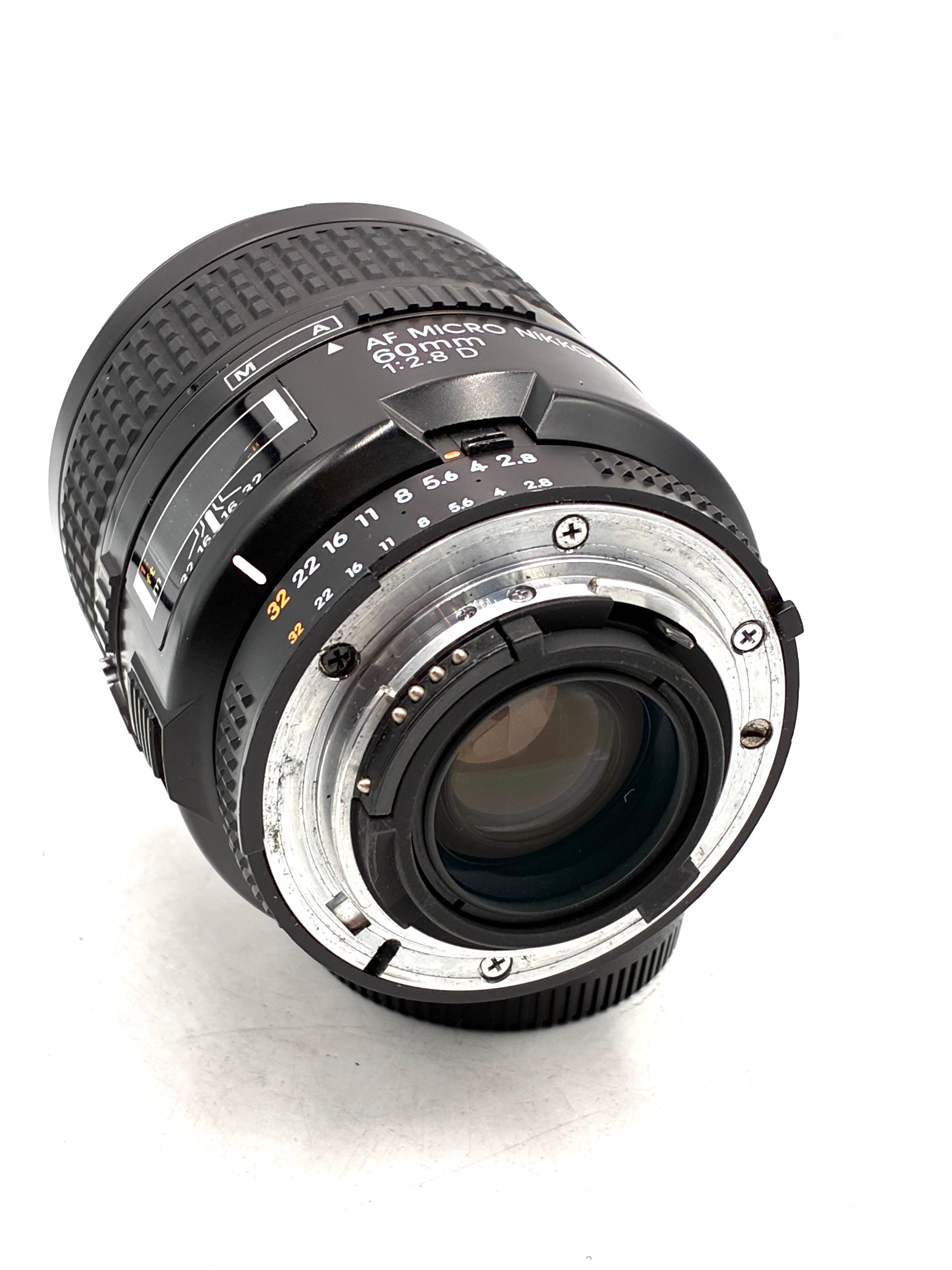 USED Nikon 60mm F2.8 D AF Micro Lens
