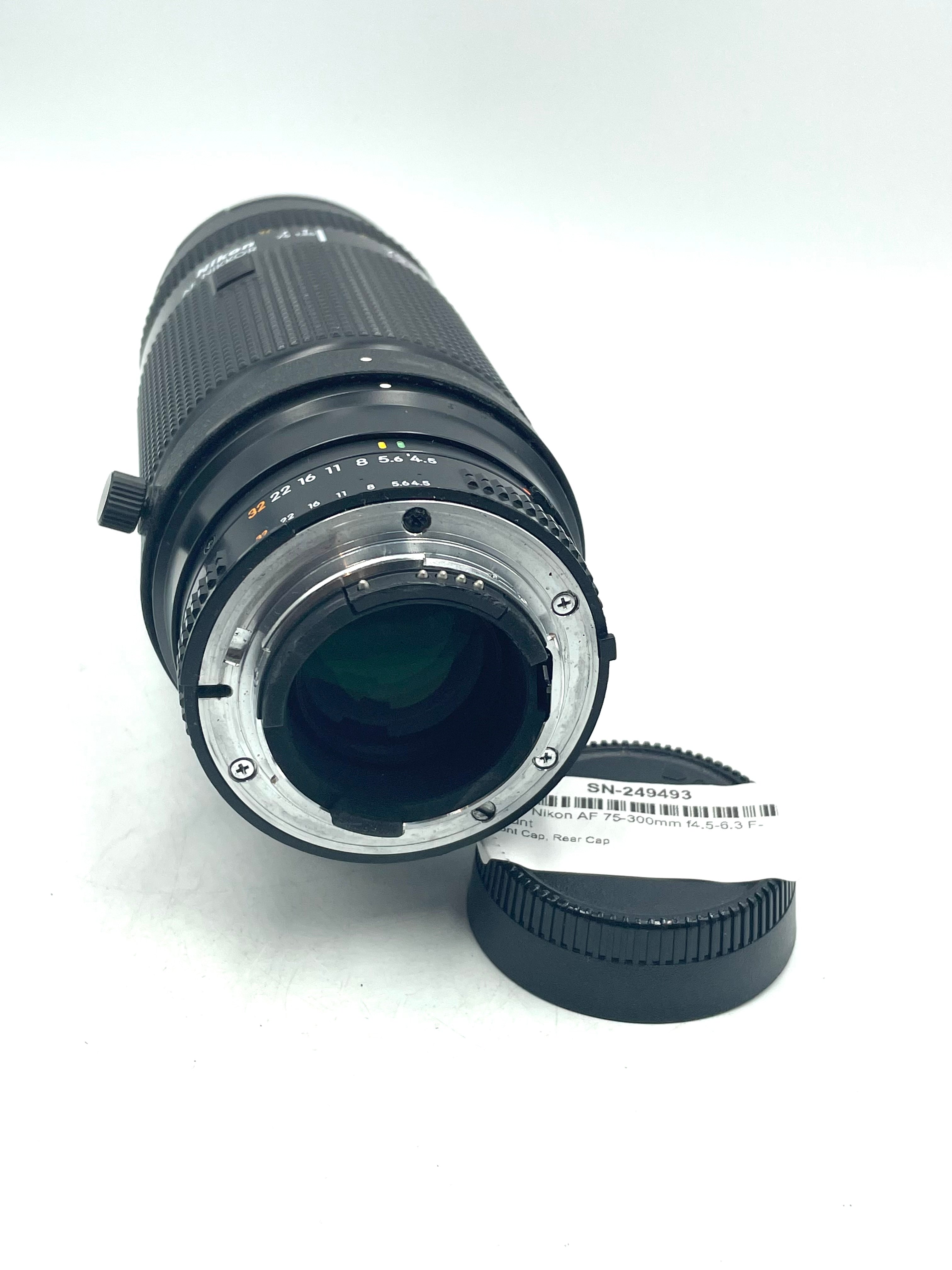 Used Nikon 75-300mm f4.5-6.3 AF (F-Mount)