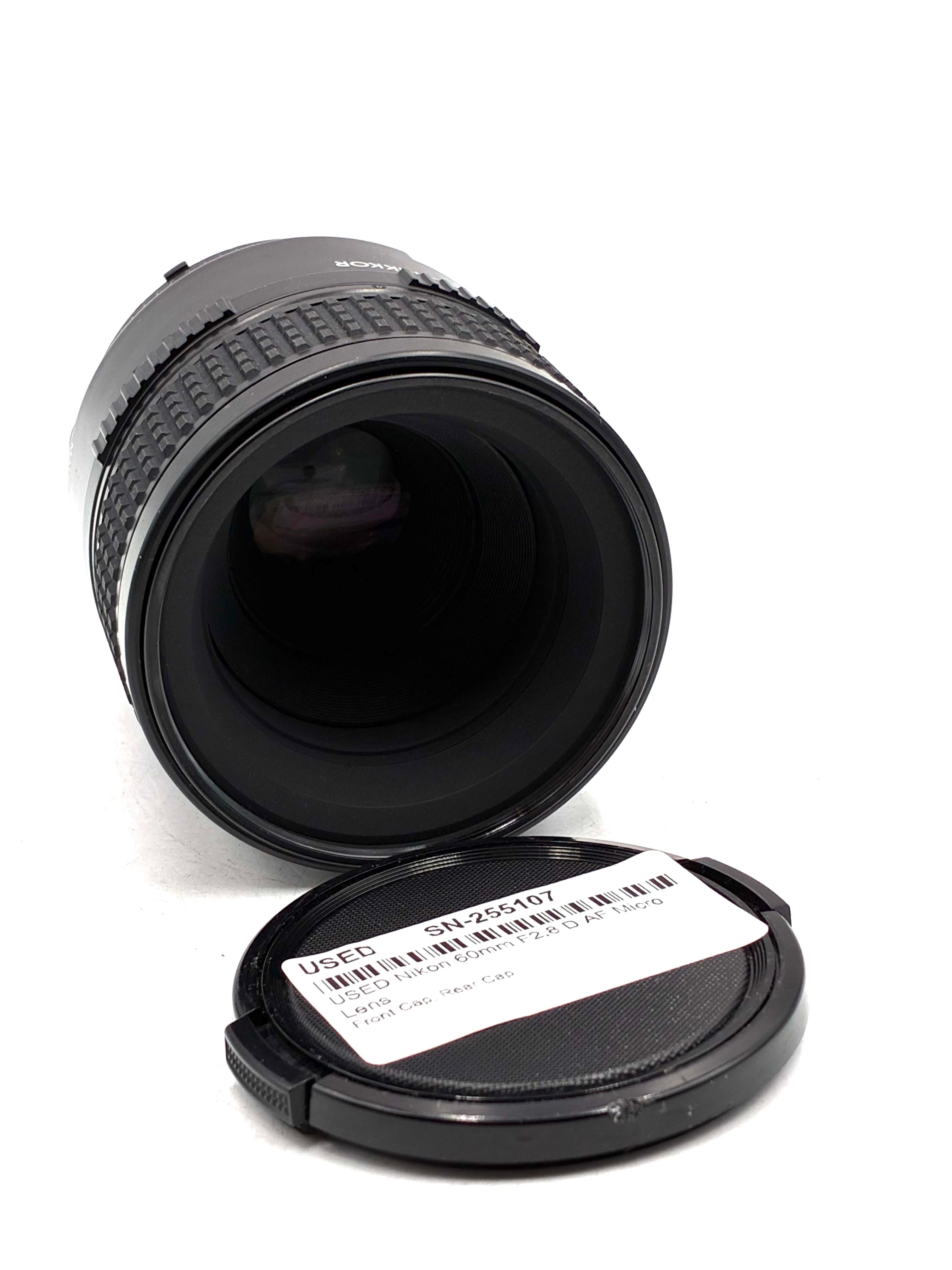 USED Nikon 60mm F2.8 D AF Micro Lens