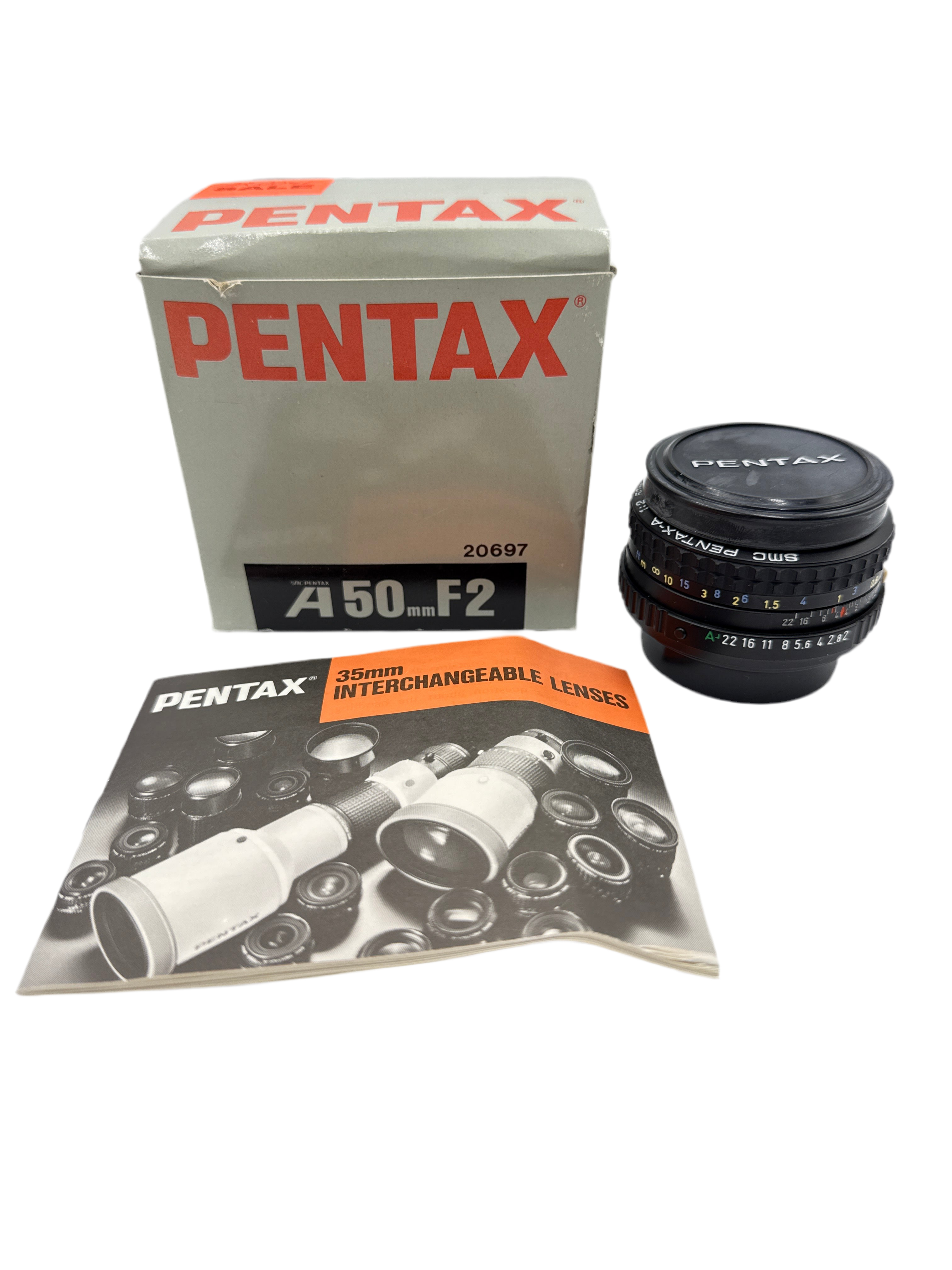 Pentax SMC-A 50mm f/2 - NEW OLD STOCK (0041)
