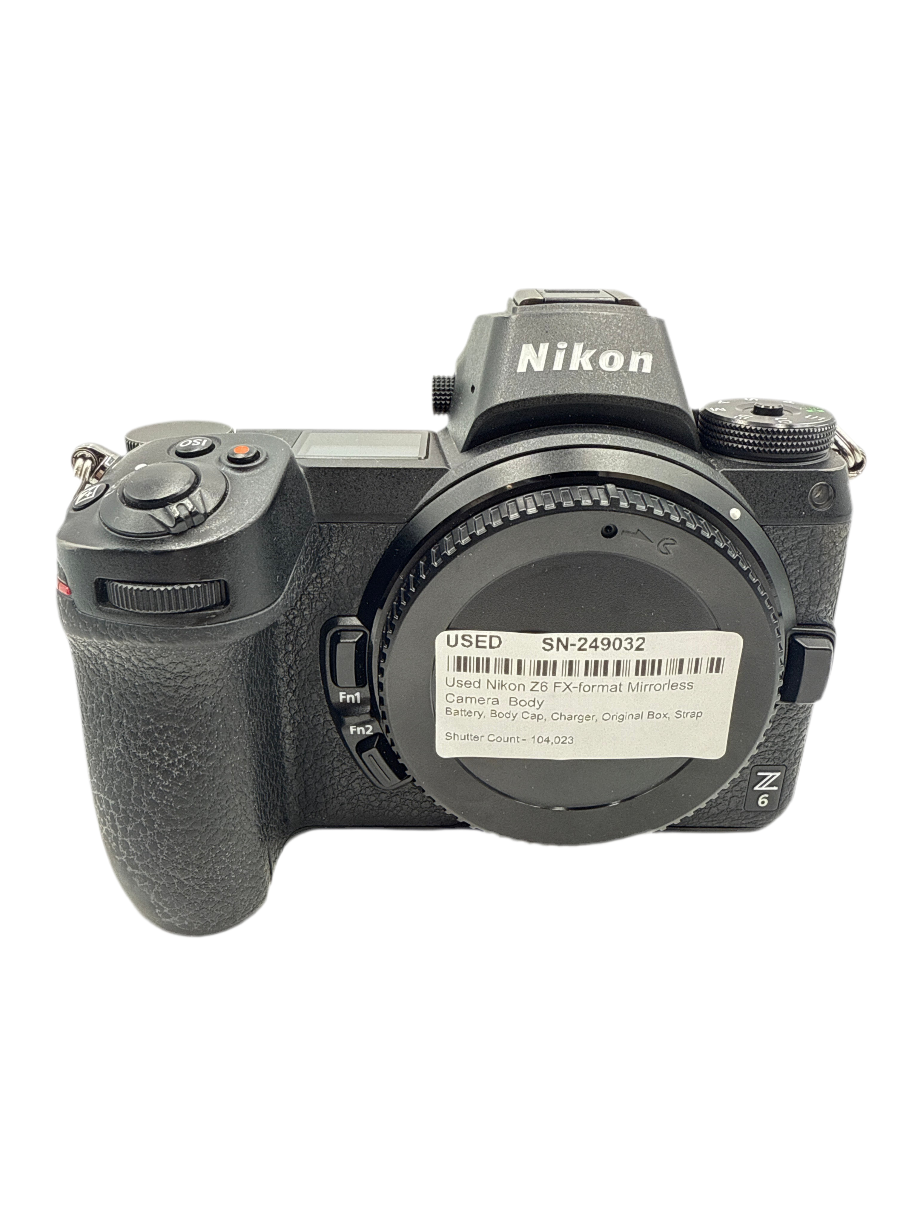 Used Nikon Z6 FX-format Mirrorless Camera  Body