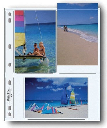 Print File 46-6P Archival Storage Page for 6 Prints (4 x 6", 25-Pack)