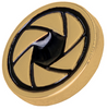Promaster Deluxe Soft Shutter Button - Bright Brass Leaf Shutter Design