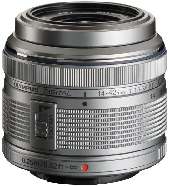 OM SYSTEM 14-42mm f3.5-5.6 II R M.Zuiko Digital Micro Four Thirds Lens (Silver)
