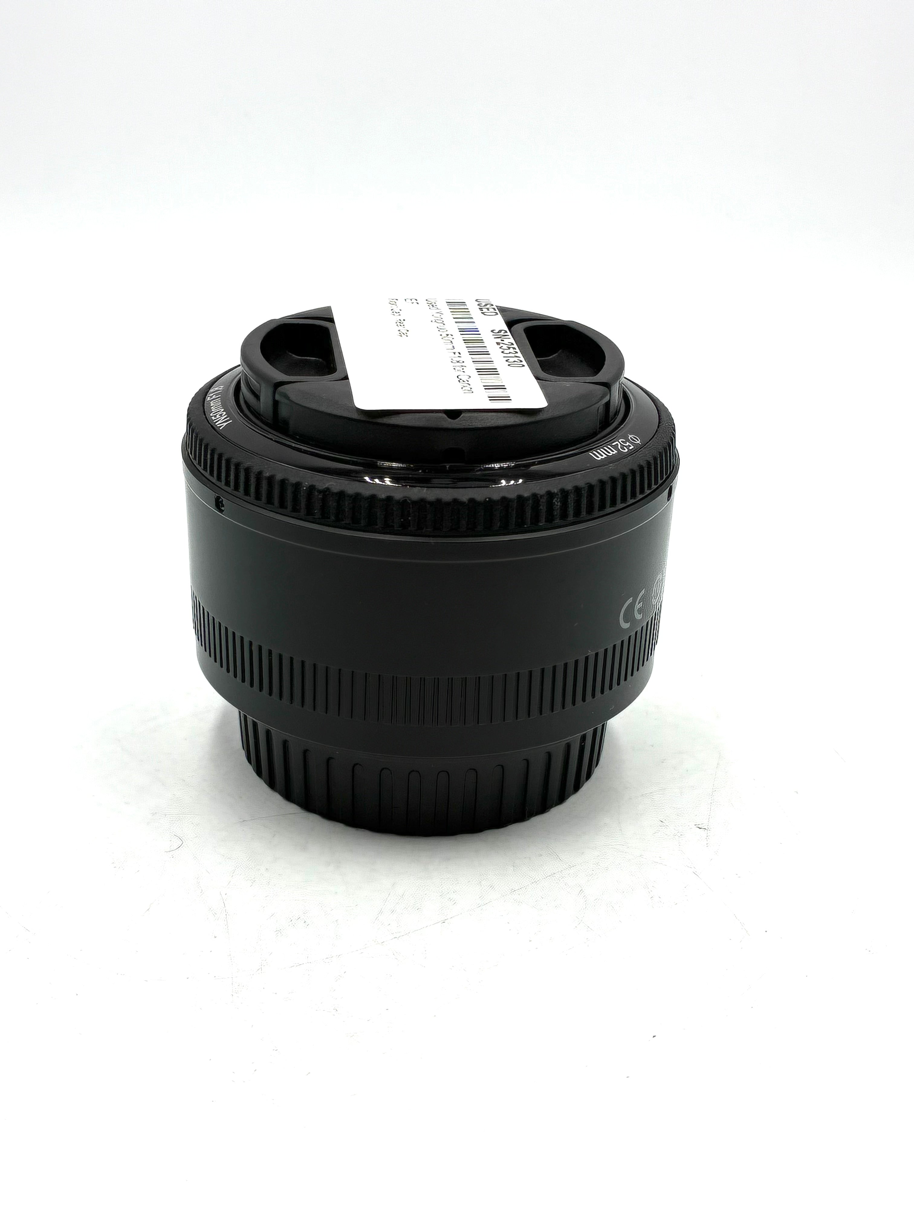 Used Yongnuo 50mm F1.8 for Canon EF