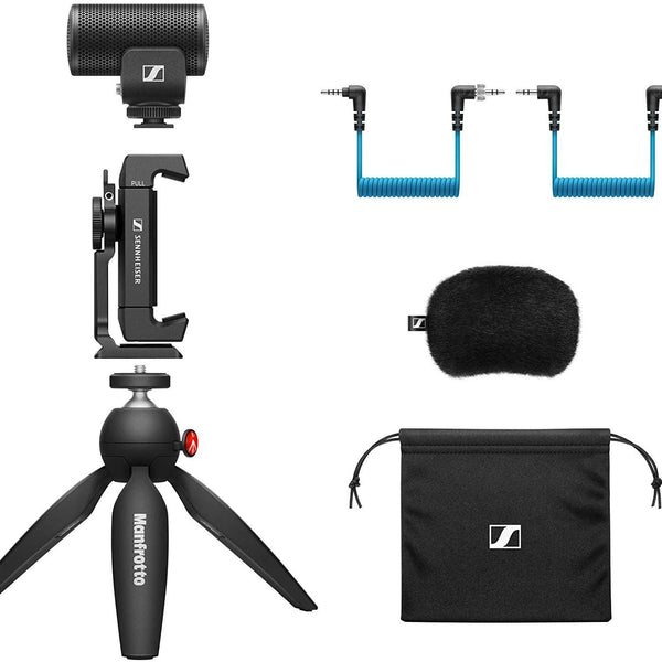 マイク　ＡＳＭＲ　Sennheiser MKE 200 Mobile Kit Sennheiser MKE 200 Mobile Kit Ultracompact Camera-Mount Directional Mi