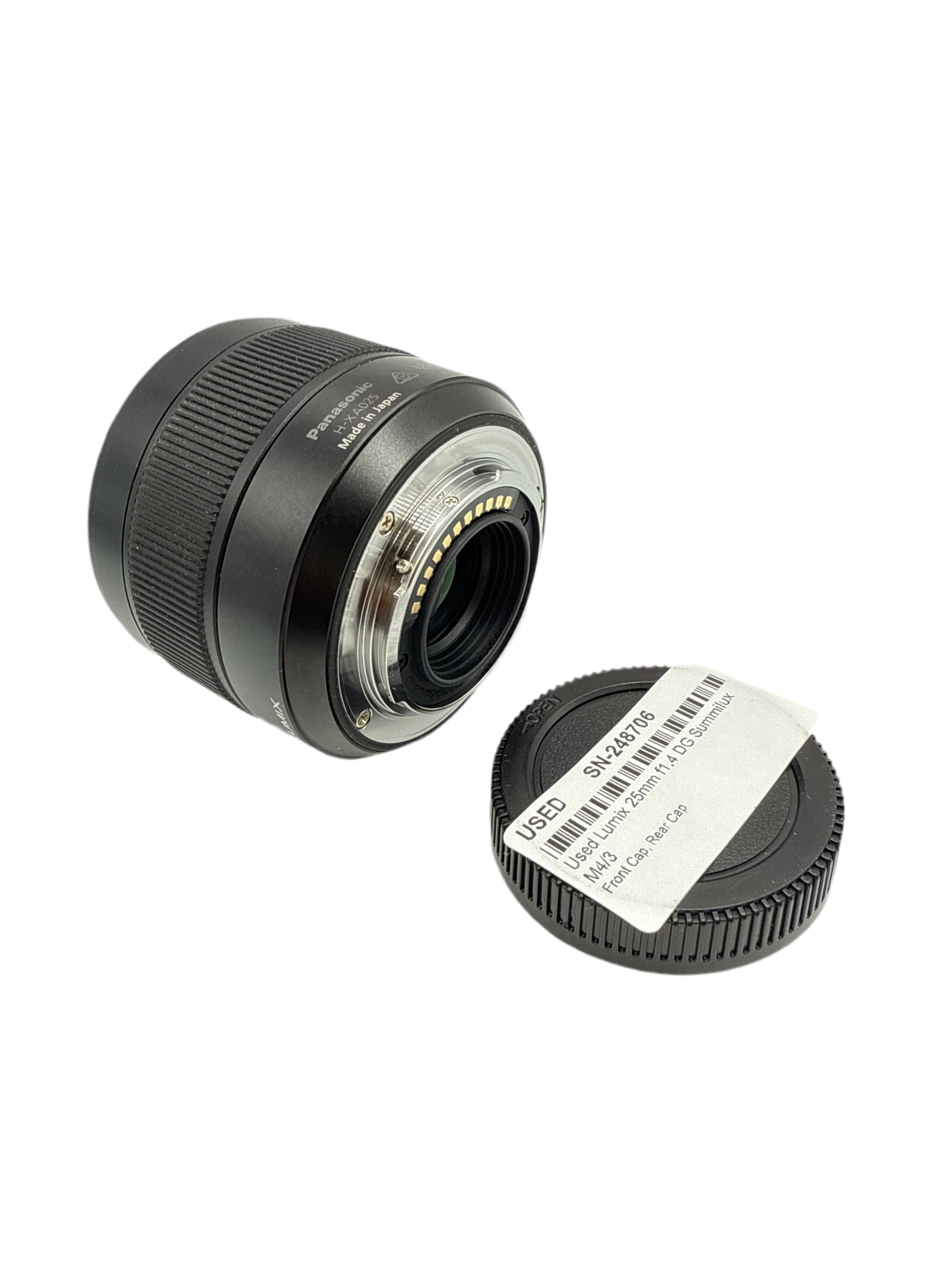 Used Lumix 25mm f1.4 DG Summilux M4/3