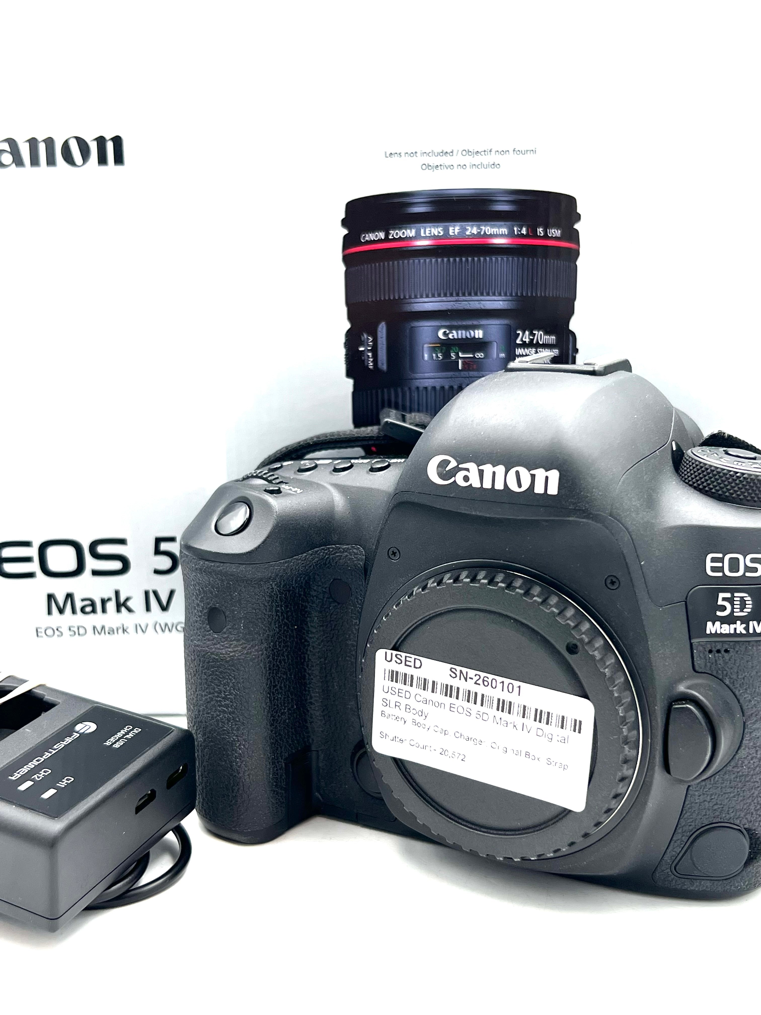 USED Canon EOS 5D Mark IV Digital SLR Body