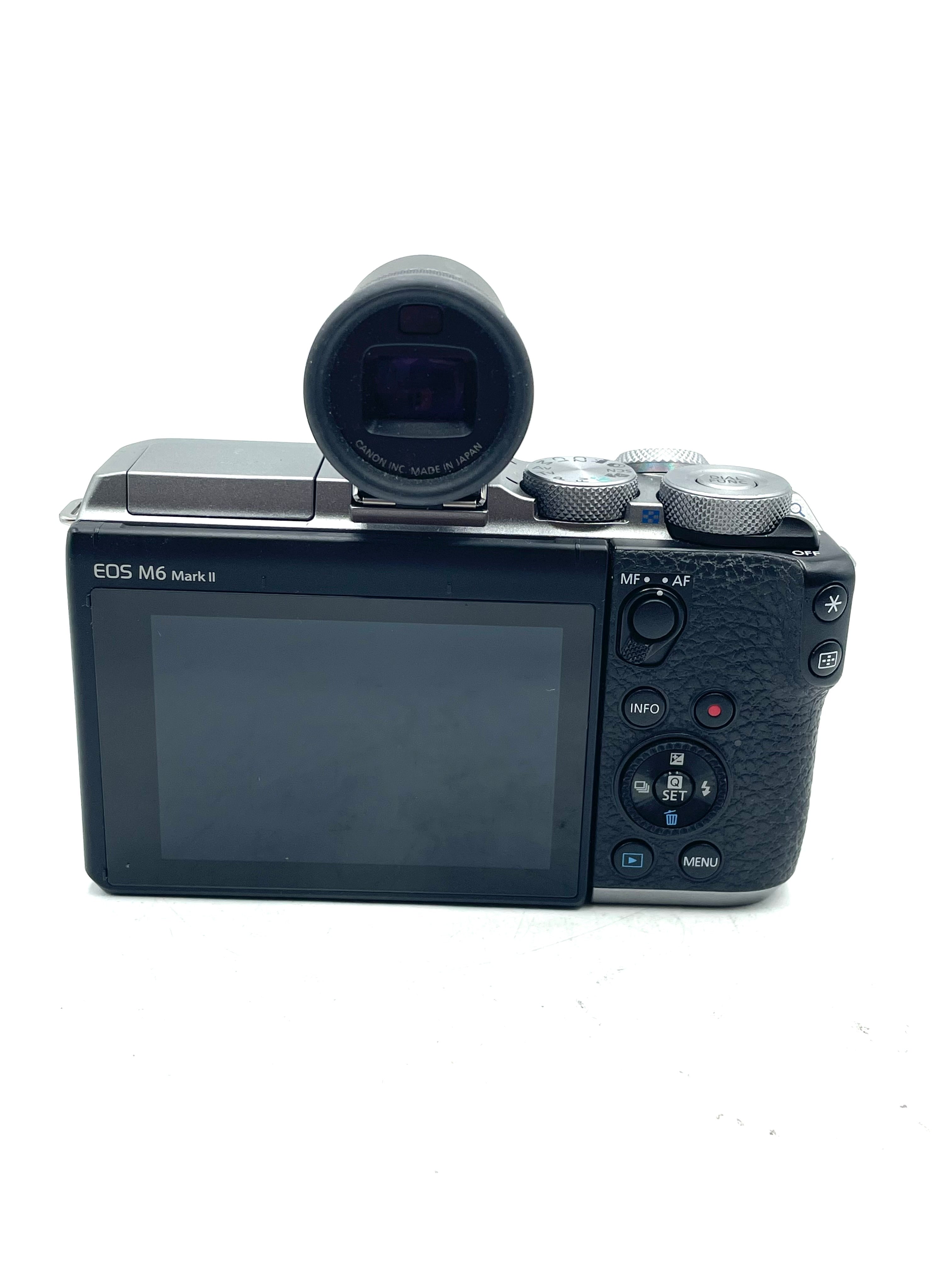 Canon EOS M6 Mark II & EVF-DC2 セット Amazon.com : Canon EOS M6 Mark II Mirrorless Digital Camera with