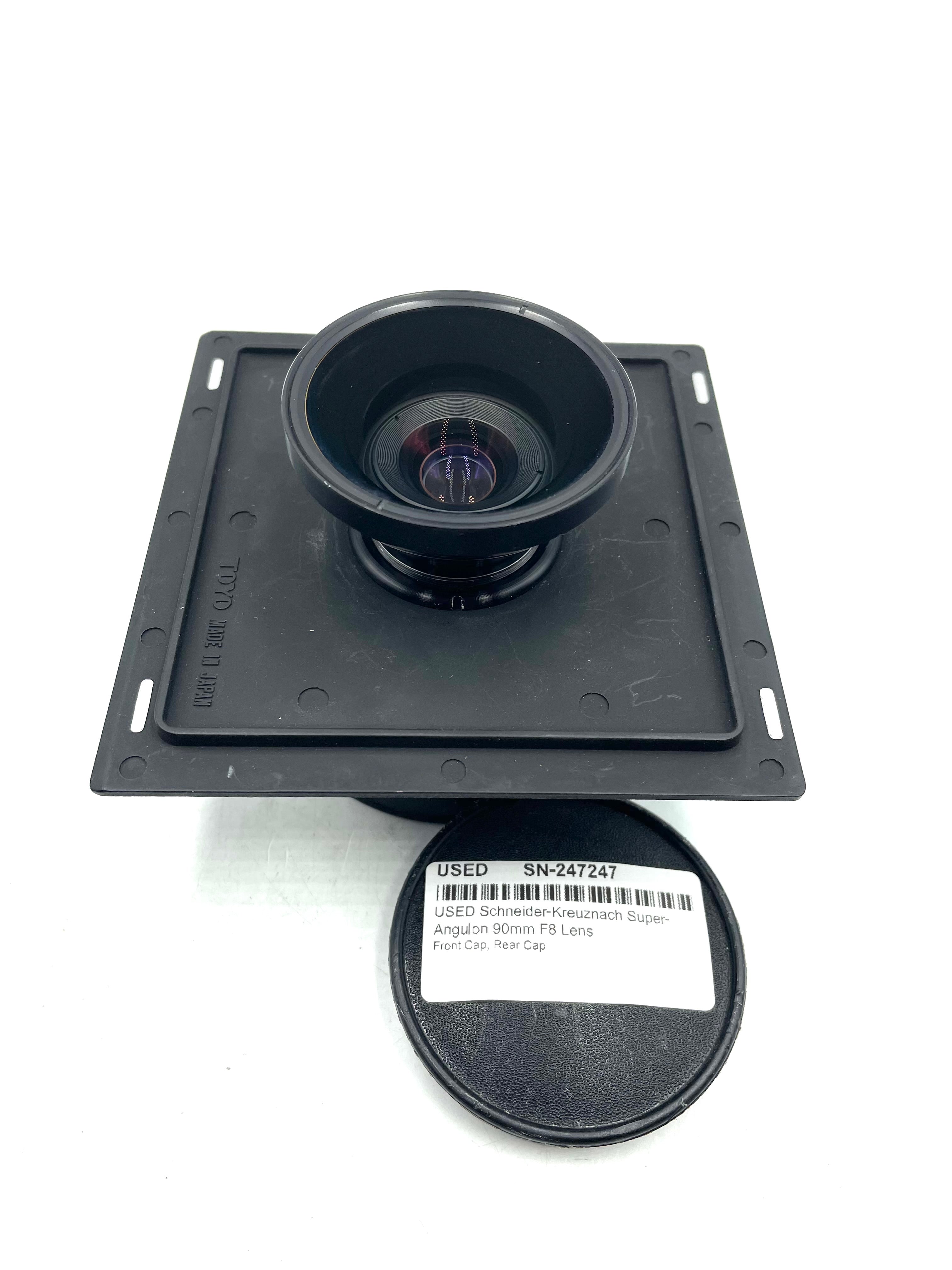 USED Schneider-Kreuznach Super-Angulon 90mm F8 Lens