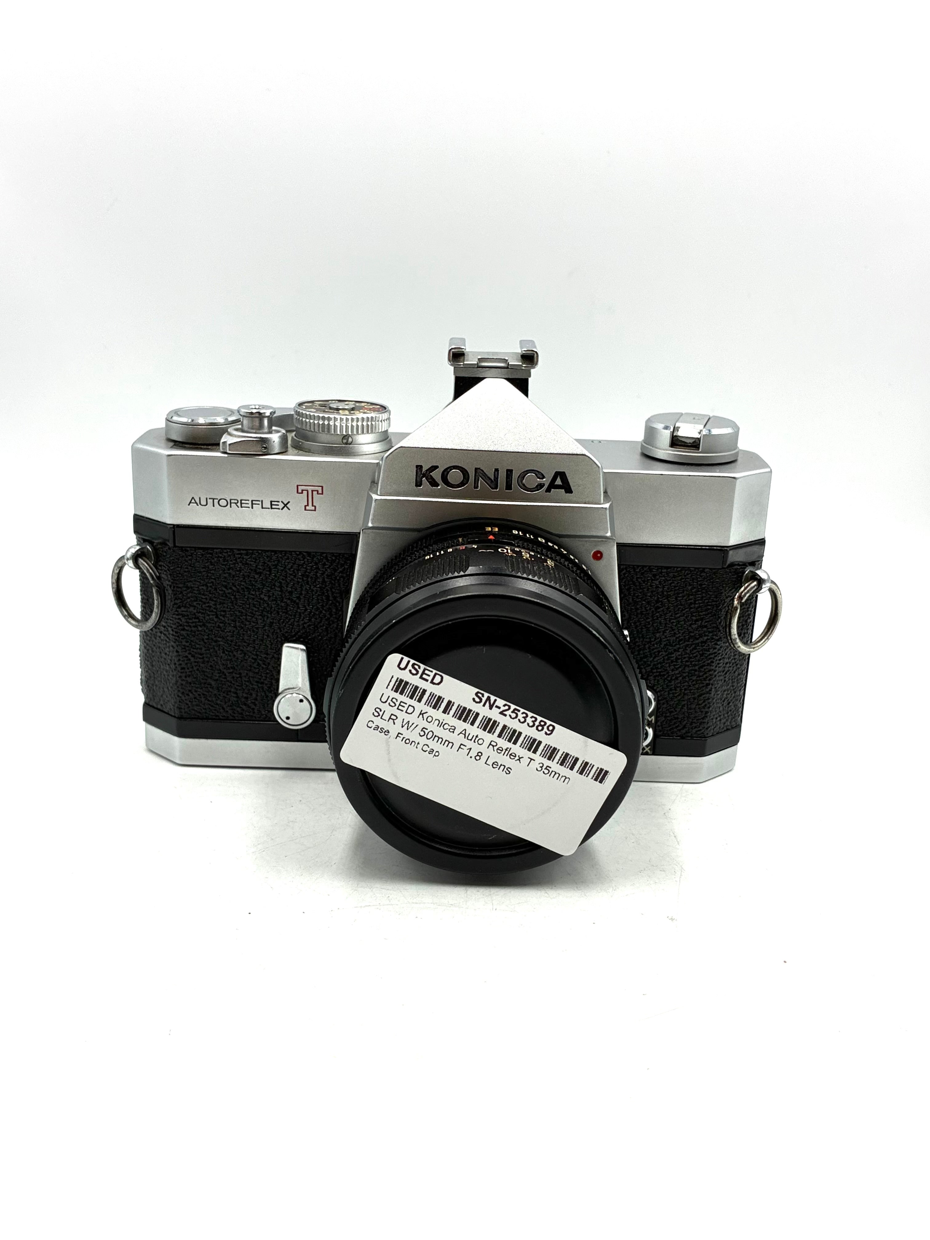 USED Konica Auto Reflex T 35mm SLR W/ 52mm F1.8 Lens