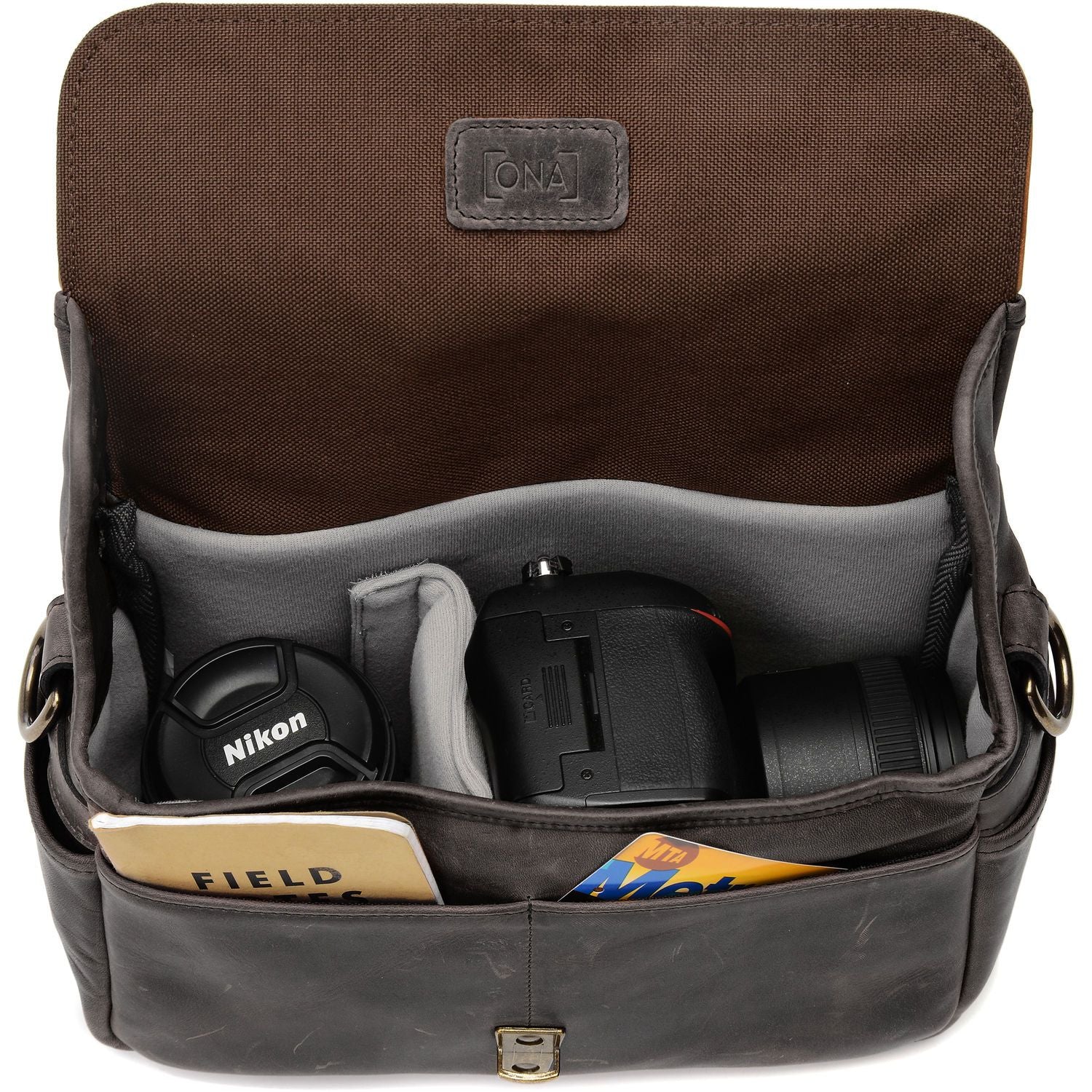 dark truffle leather backpack ONA Bowery Camera Bag (Leather, Dark Truffle)