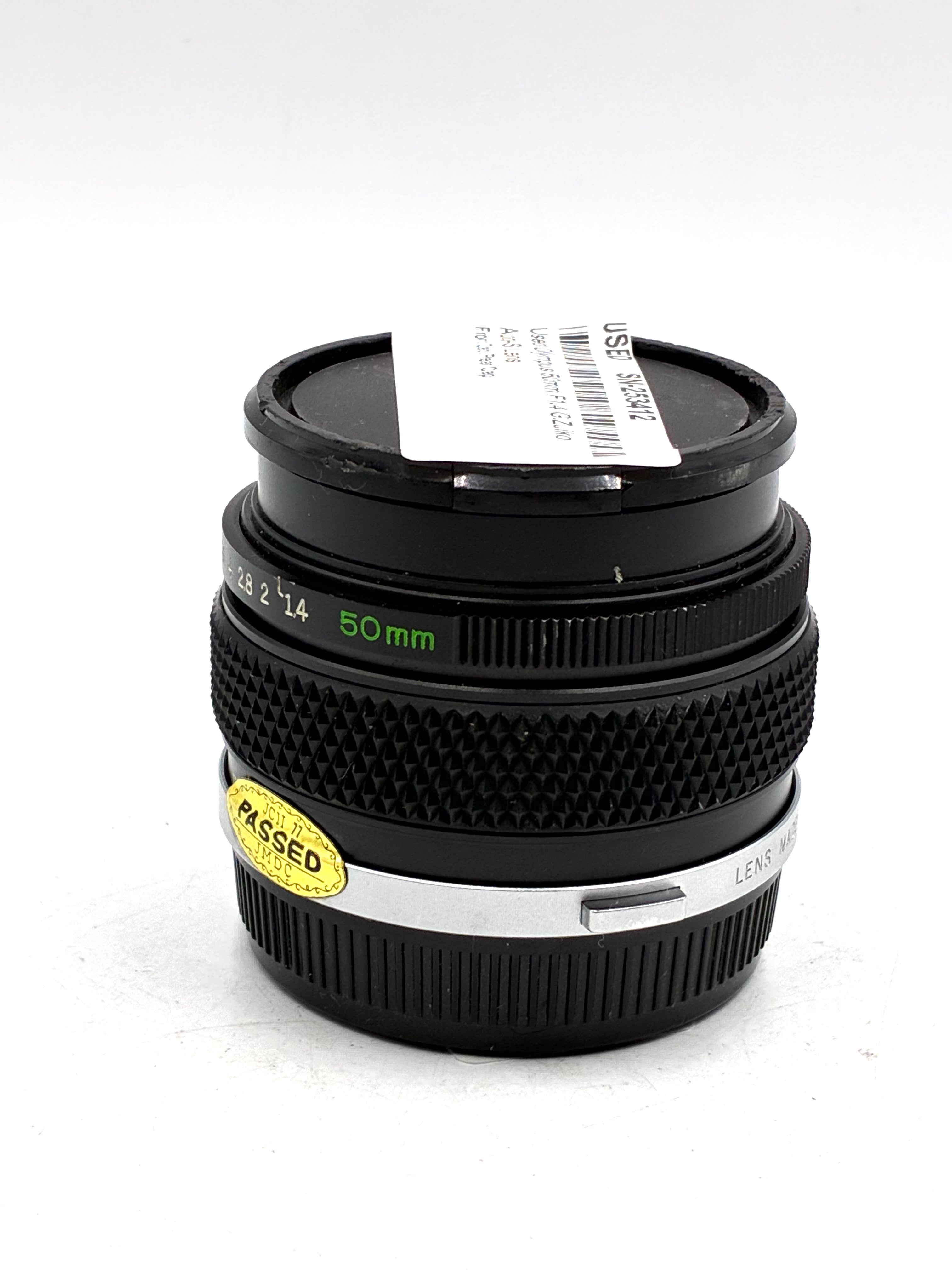Used Olympus 50mm F1.4 G.Zuiko Auto-S Lens