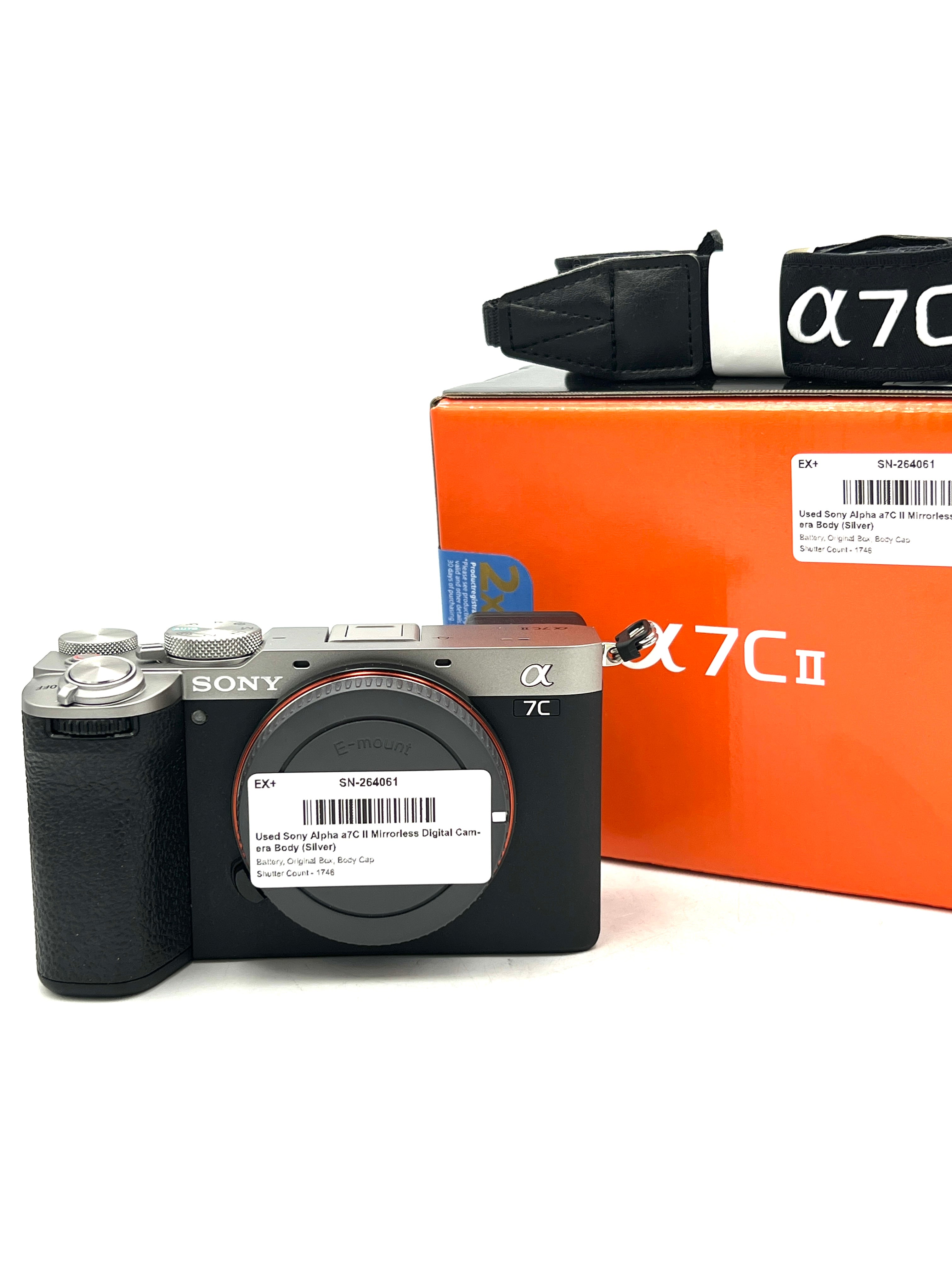 Used Sony Alpha a7C II Mirrorless Digital Camera Body (Silver)