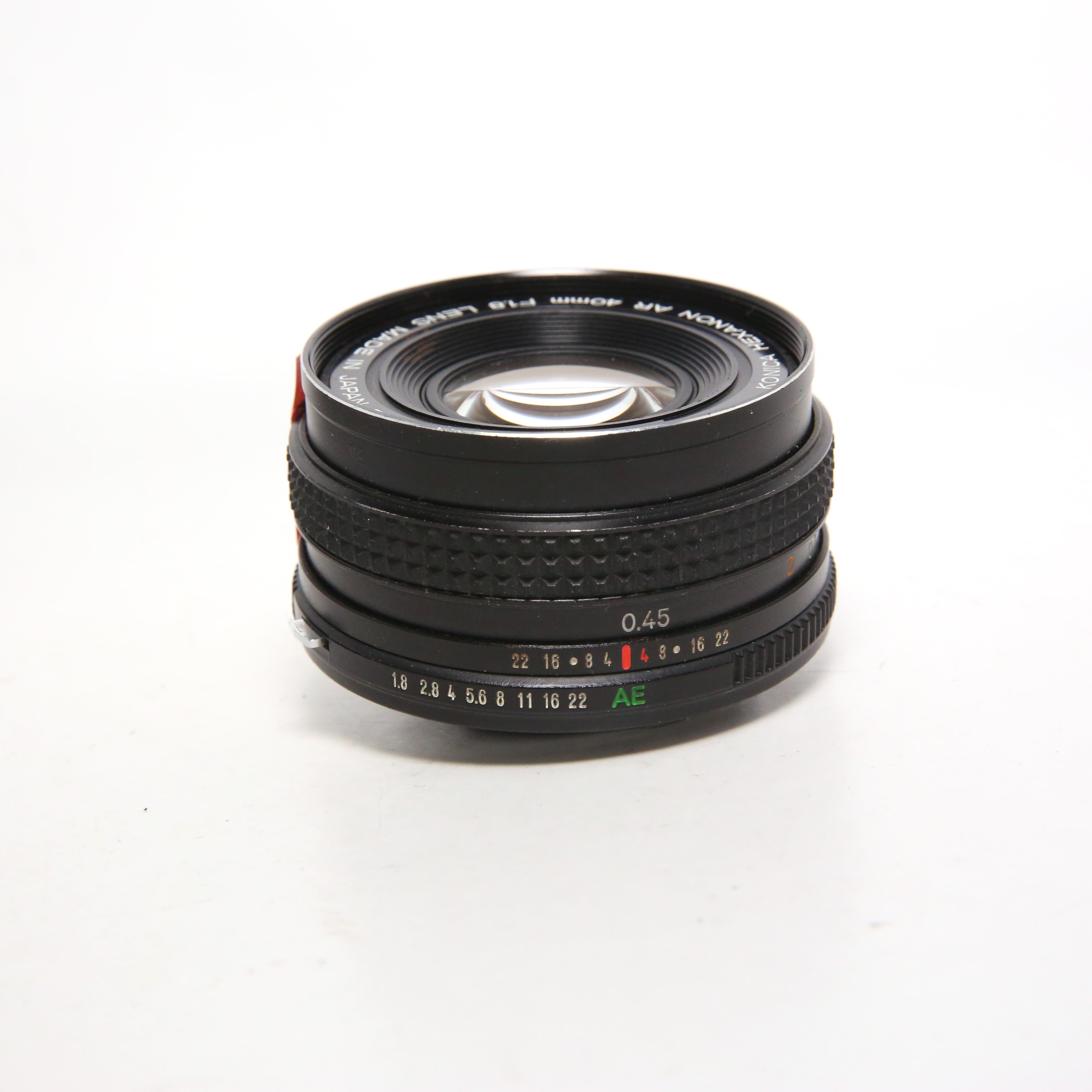 Konica Hexanon AR 40mm f/1.8 Lens – As-Is, Fungus Present (0004)