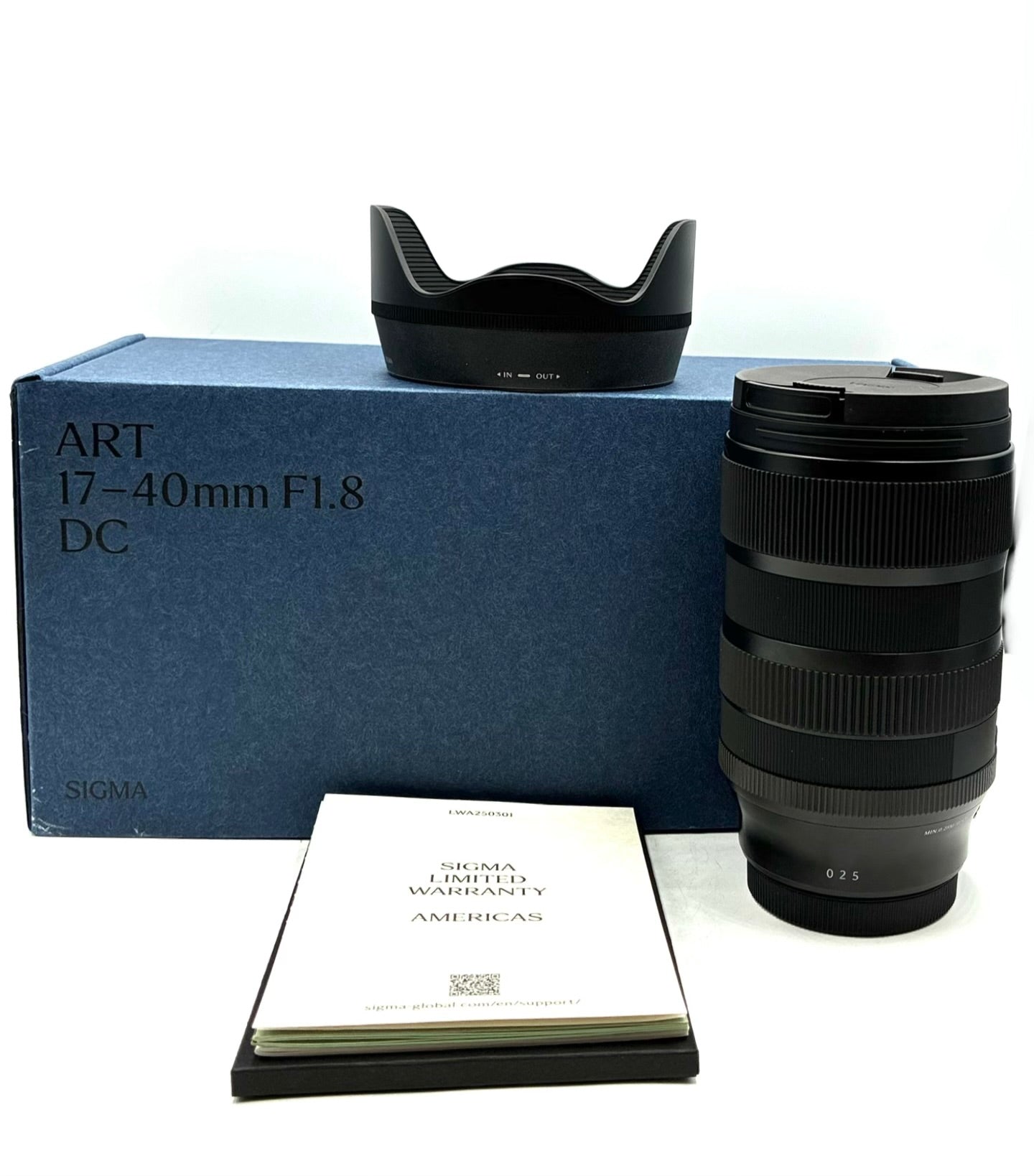 Used Sigma 17-40mm F1.8 DC Art Lens (Fuji X)
