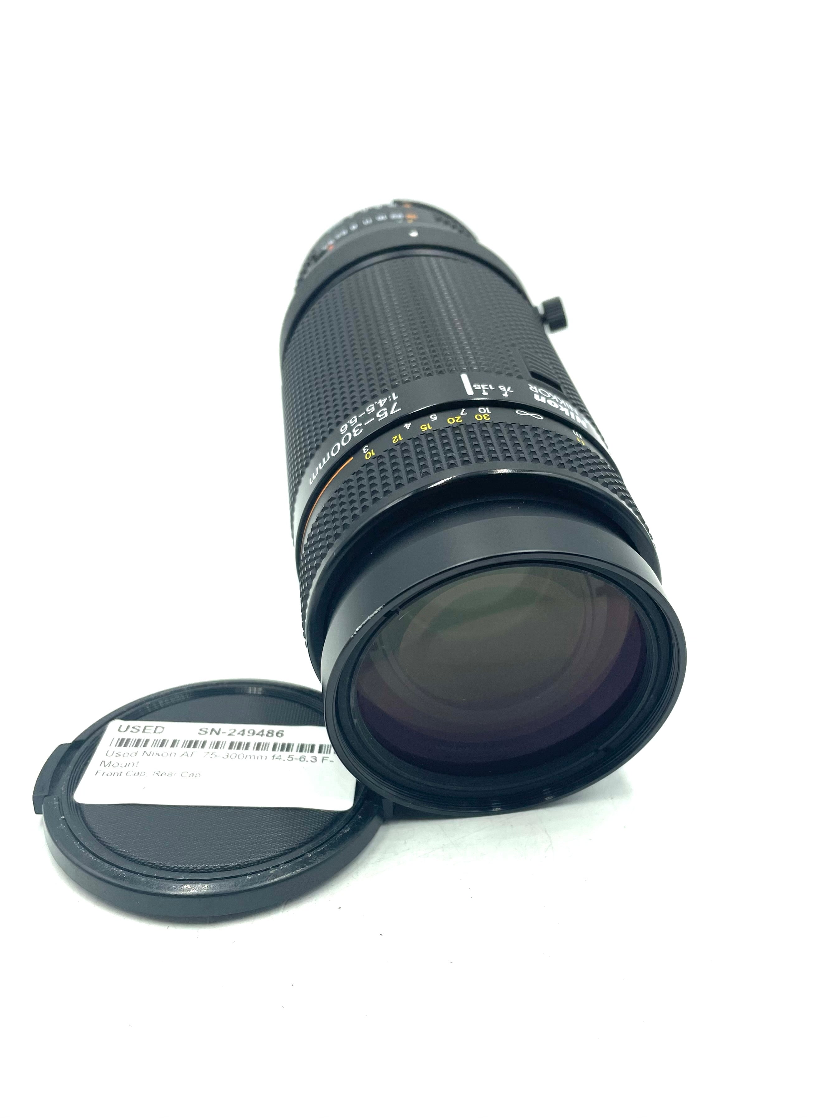 Used Nikon 75-300mm f4.5-6.3 AF (F-Mount)