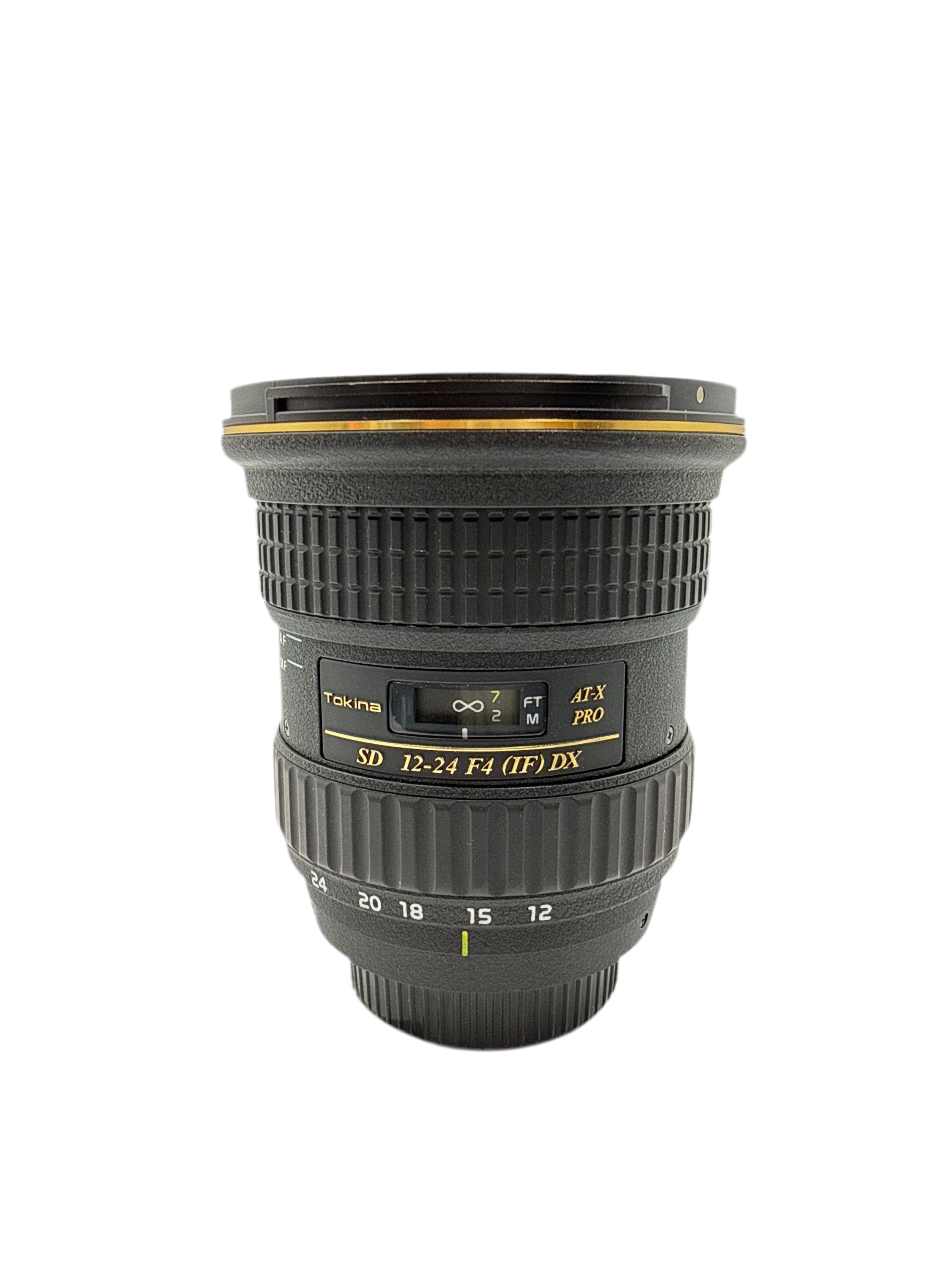 Used Tokina SD 12-24mm f4 IF DX (Nikon-F) AT-X Pro Lens