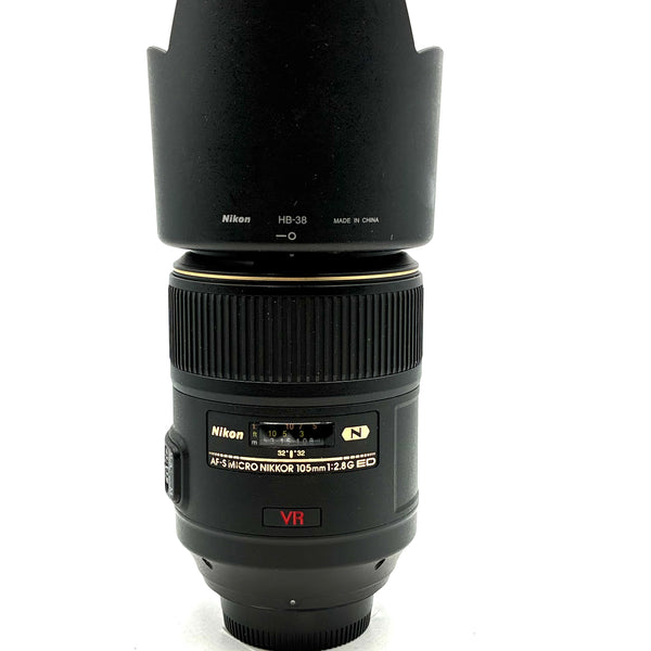 USED Nikon 105mm f2.8 G ED AF-S VR Micro Lens